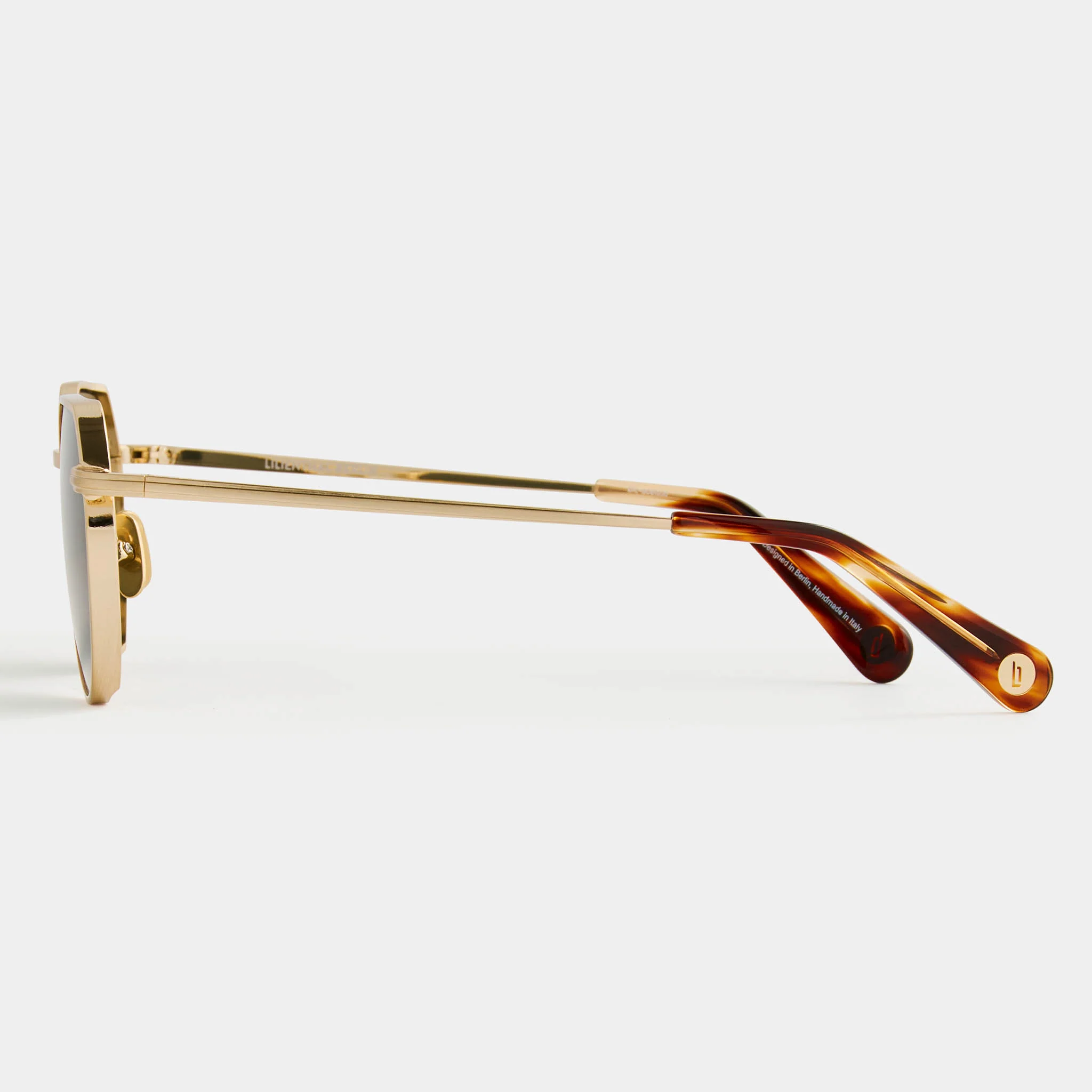 Nu Jazz – Brushed Gold Tortoise / Green - Image 5