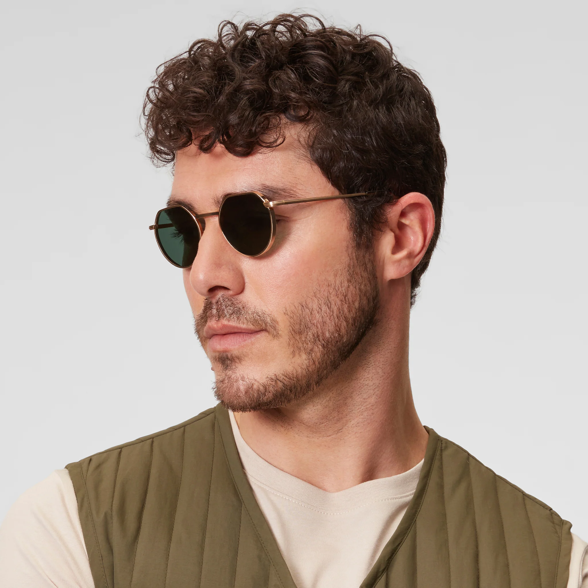 Nu Jazz – Brushed Gold Tortoise / Green - Image 7