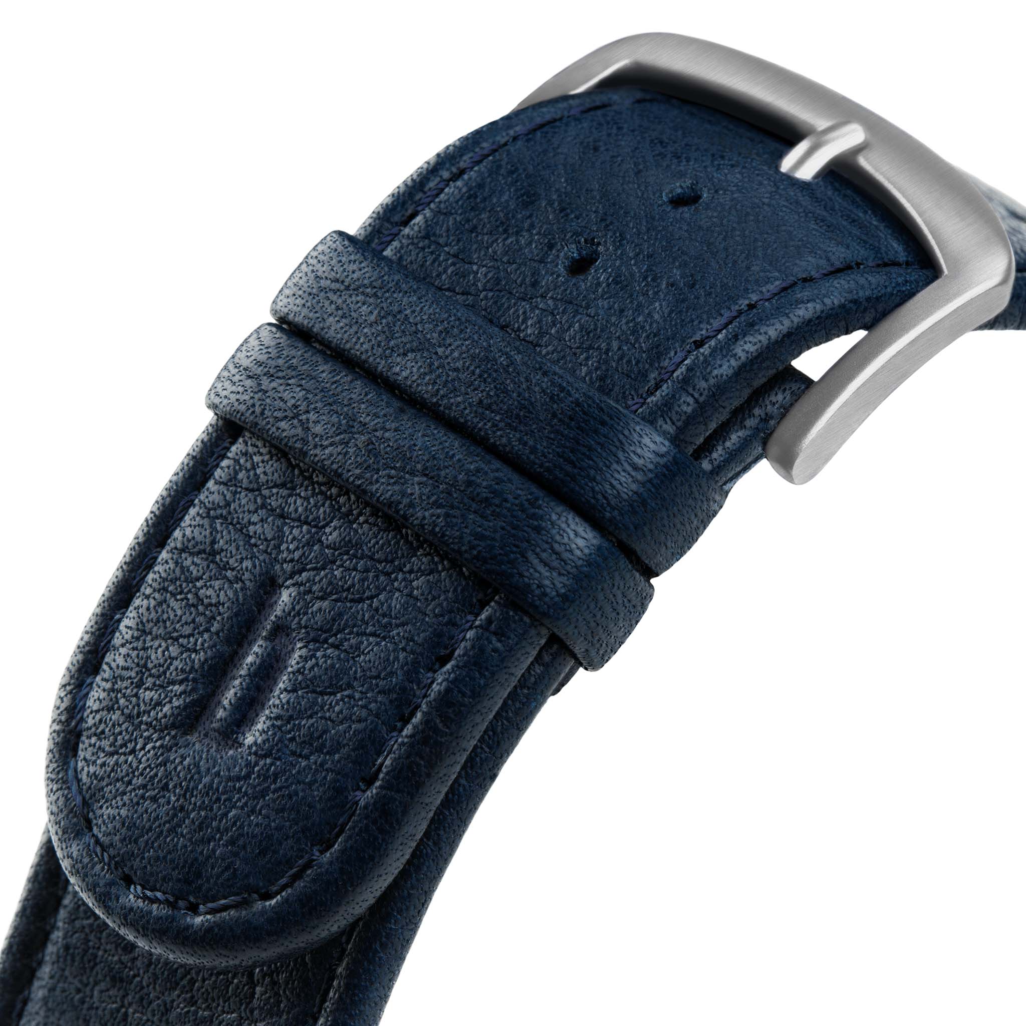 Leather Strap – Dark Blue - Image 2