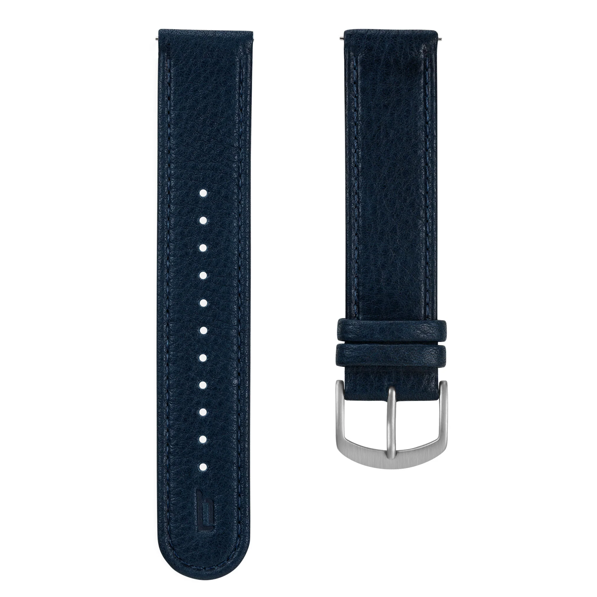 Leather Strap – Dark Blue - Image 3