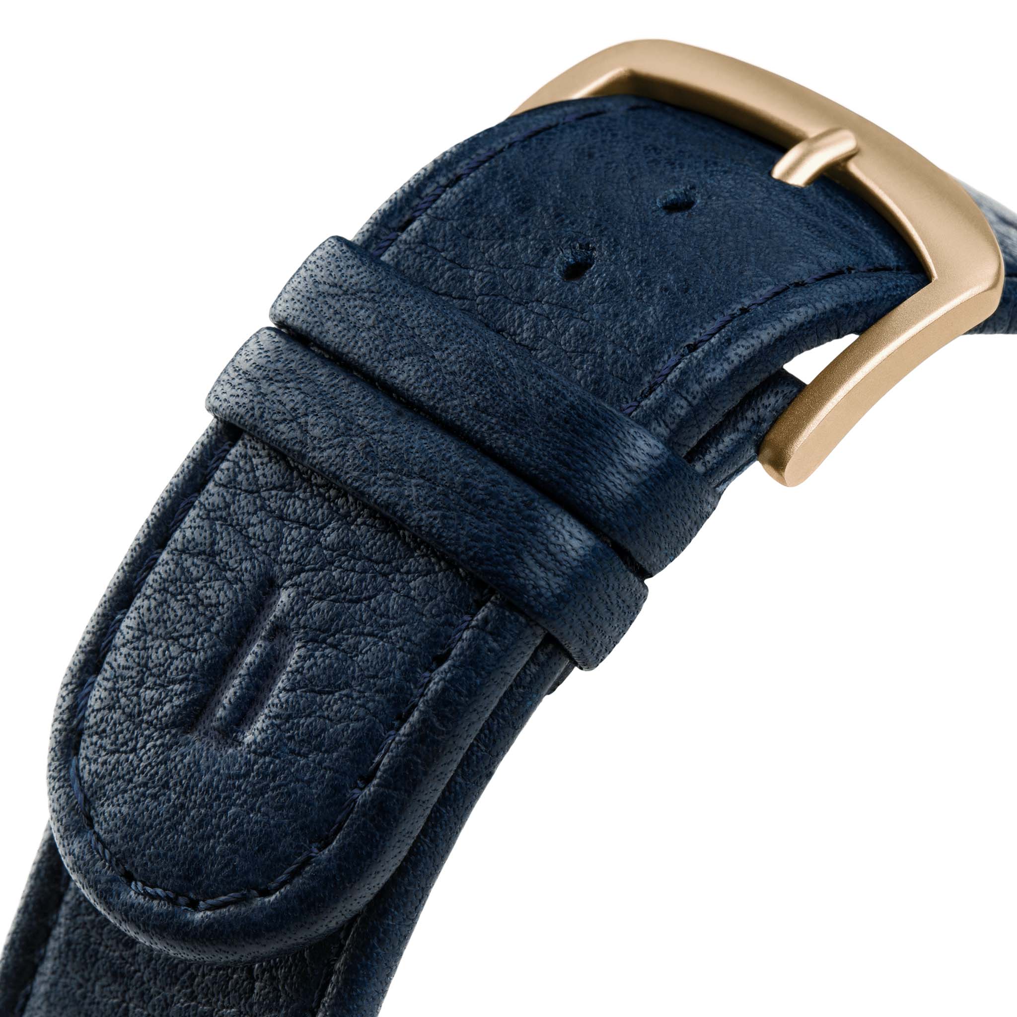 Leather Strap – Dark Blue - Image 2