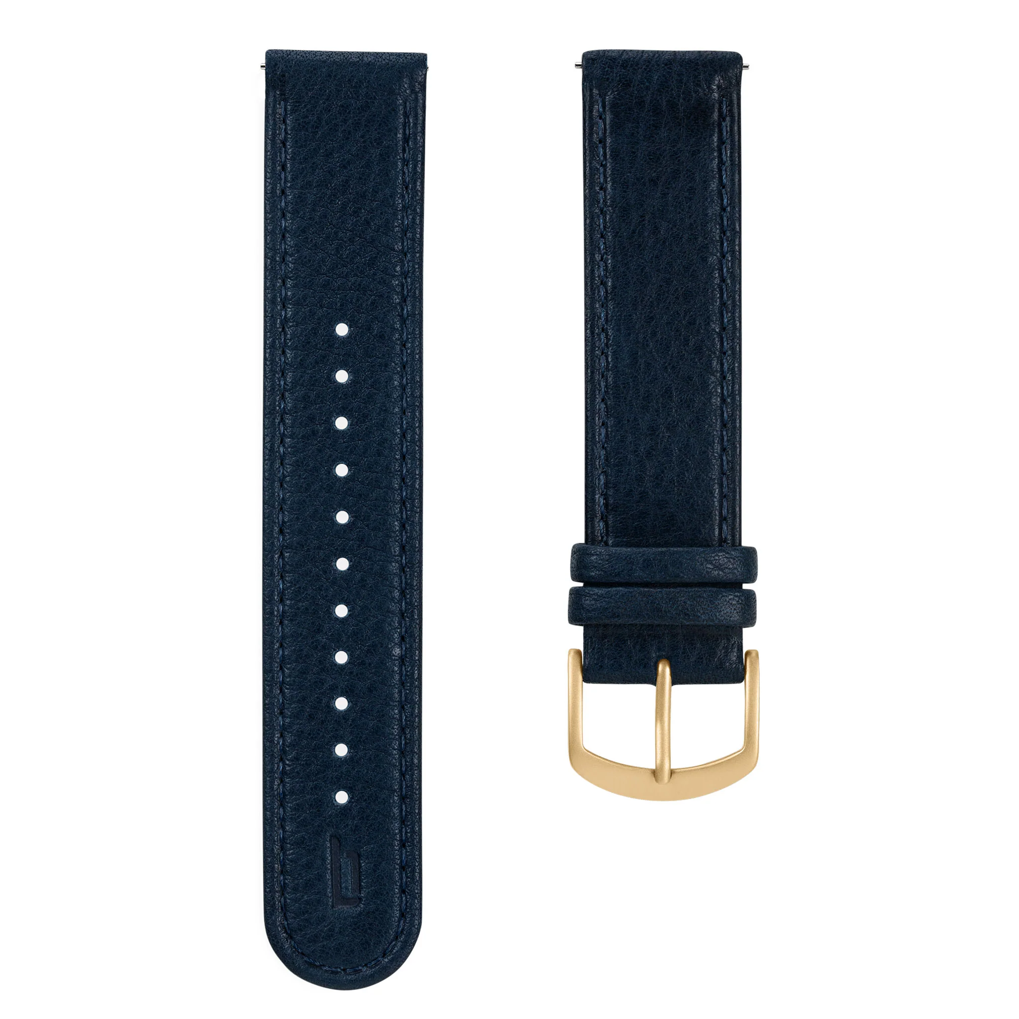 Leather Strap – Dark Blue - Image 3