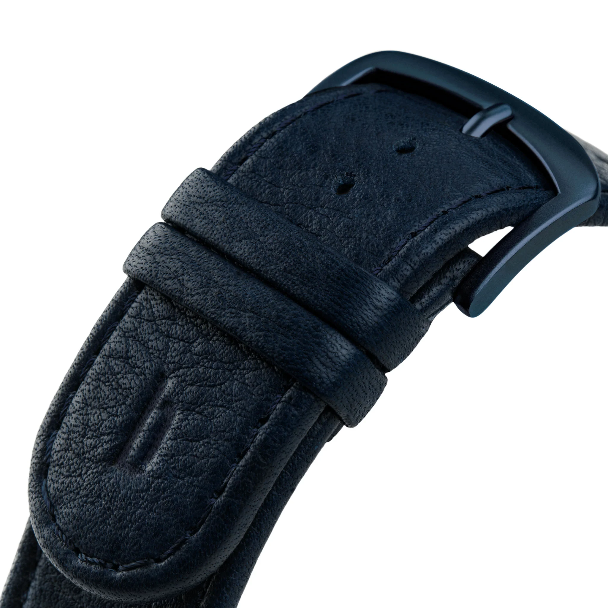 Leather Strap – Dark Blue - Image 2