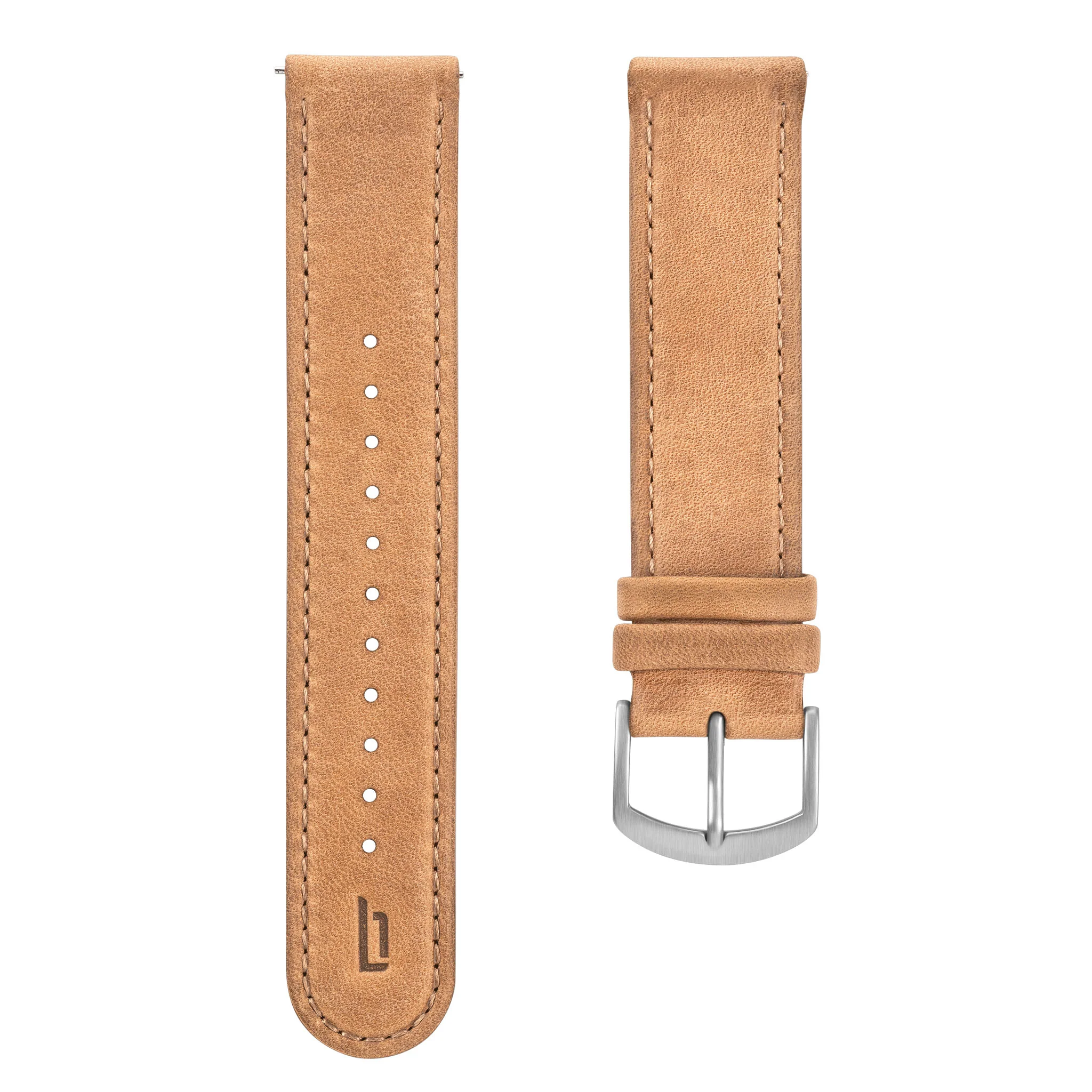 Leather Strap – Light Brown - Image 3