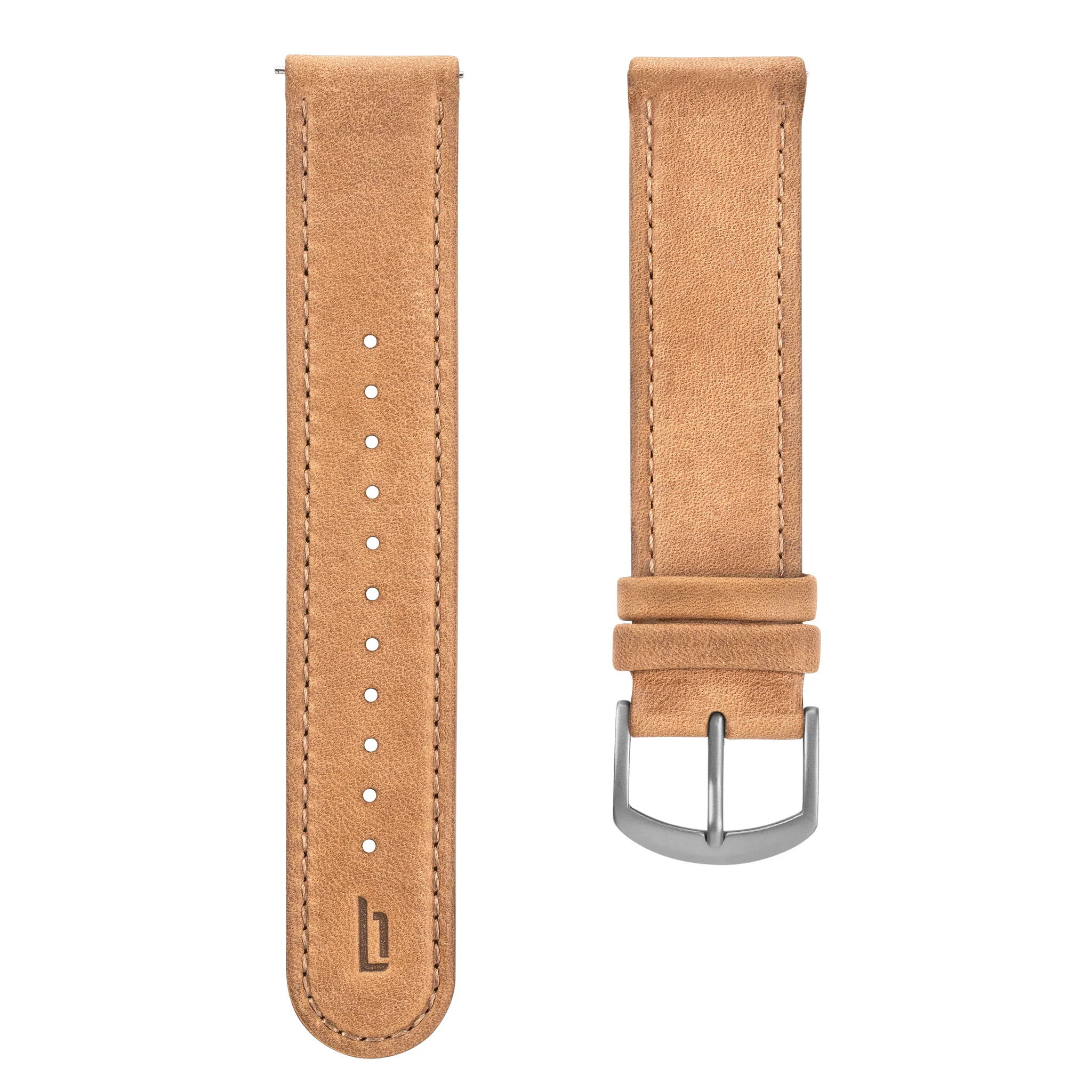 Leather Strap – Light Brown - Image 3