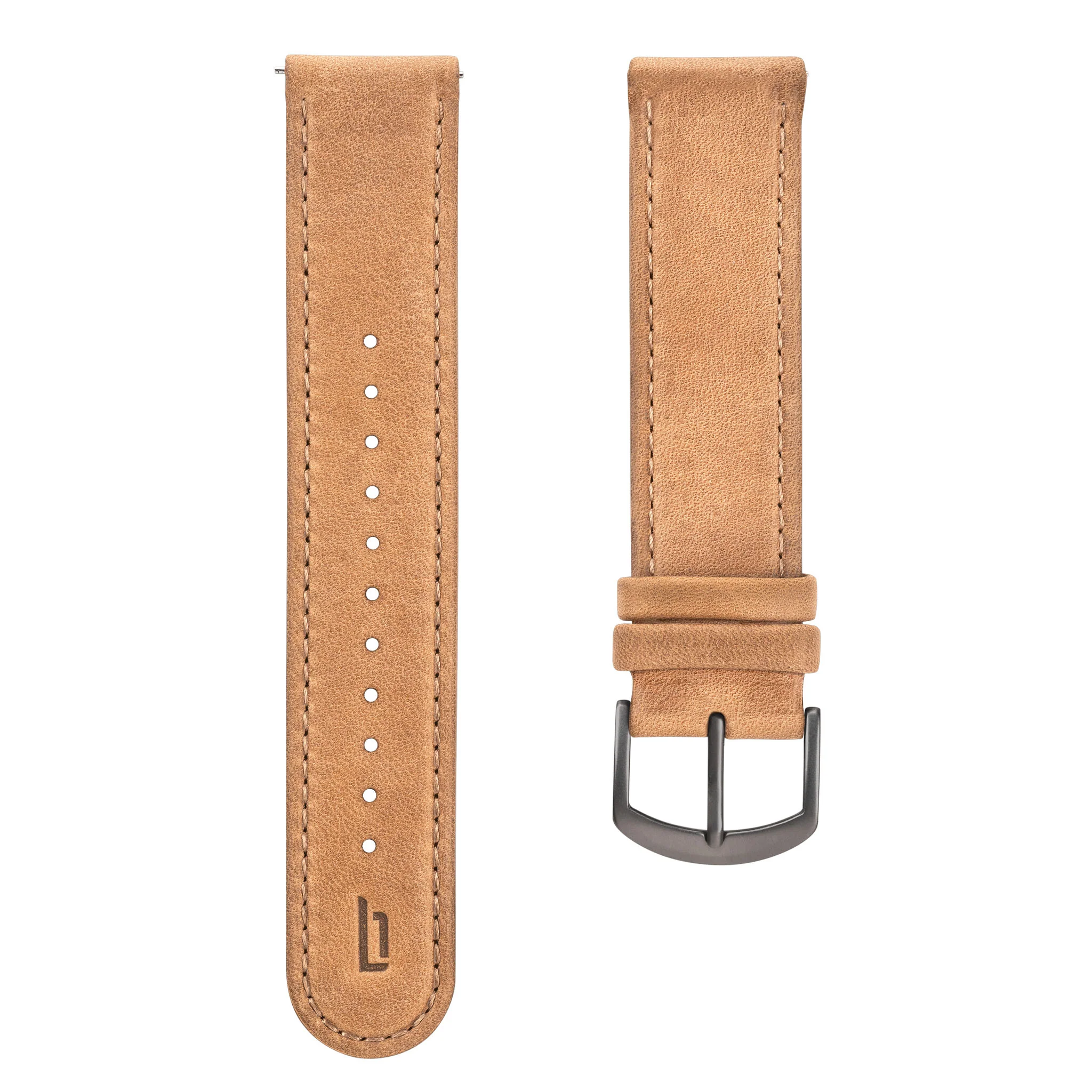 Leather Strap – Light Brown - Image 3