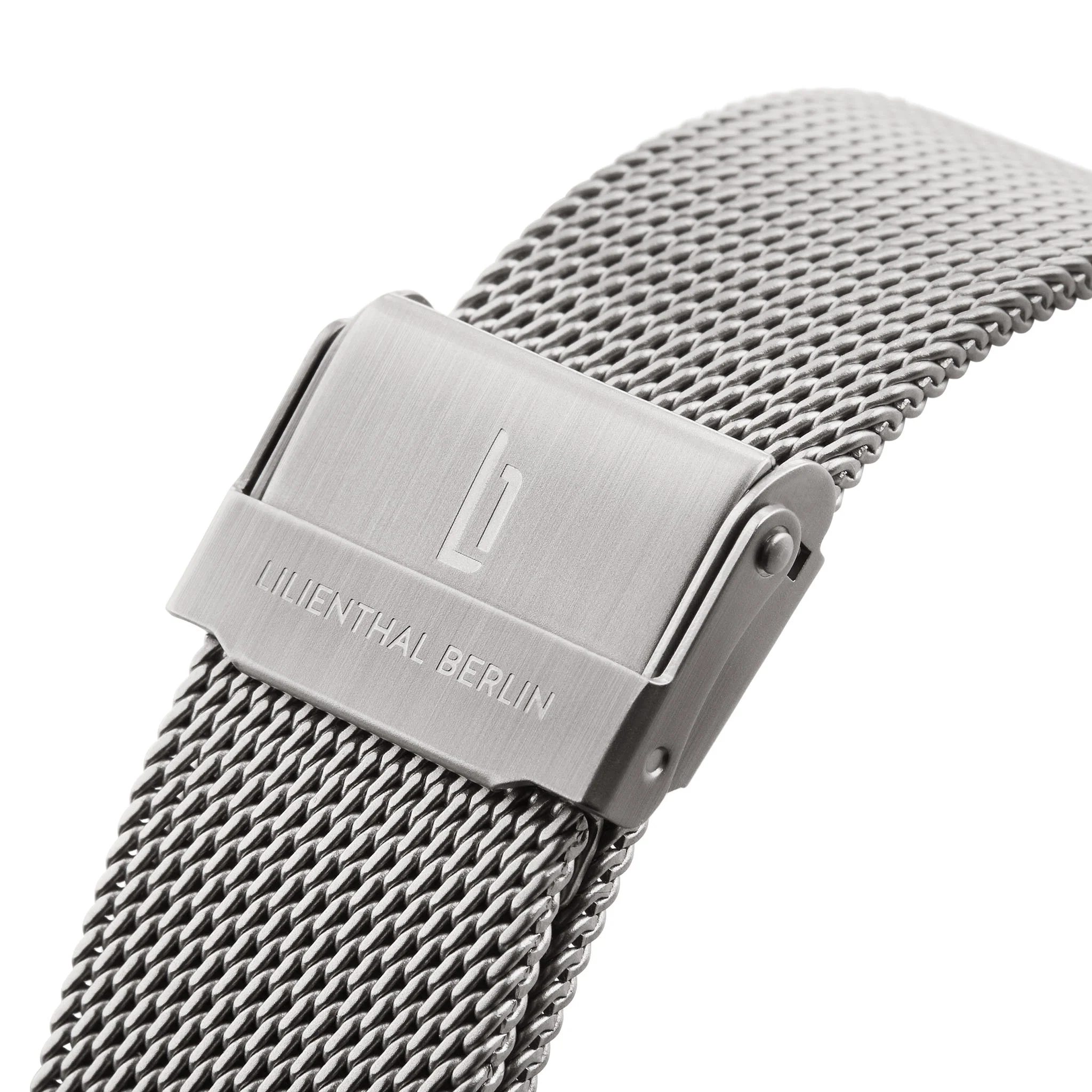 Mesh Strap – Silver Brushed - Image 2