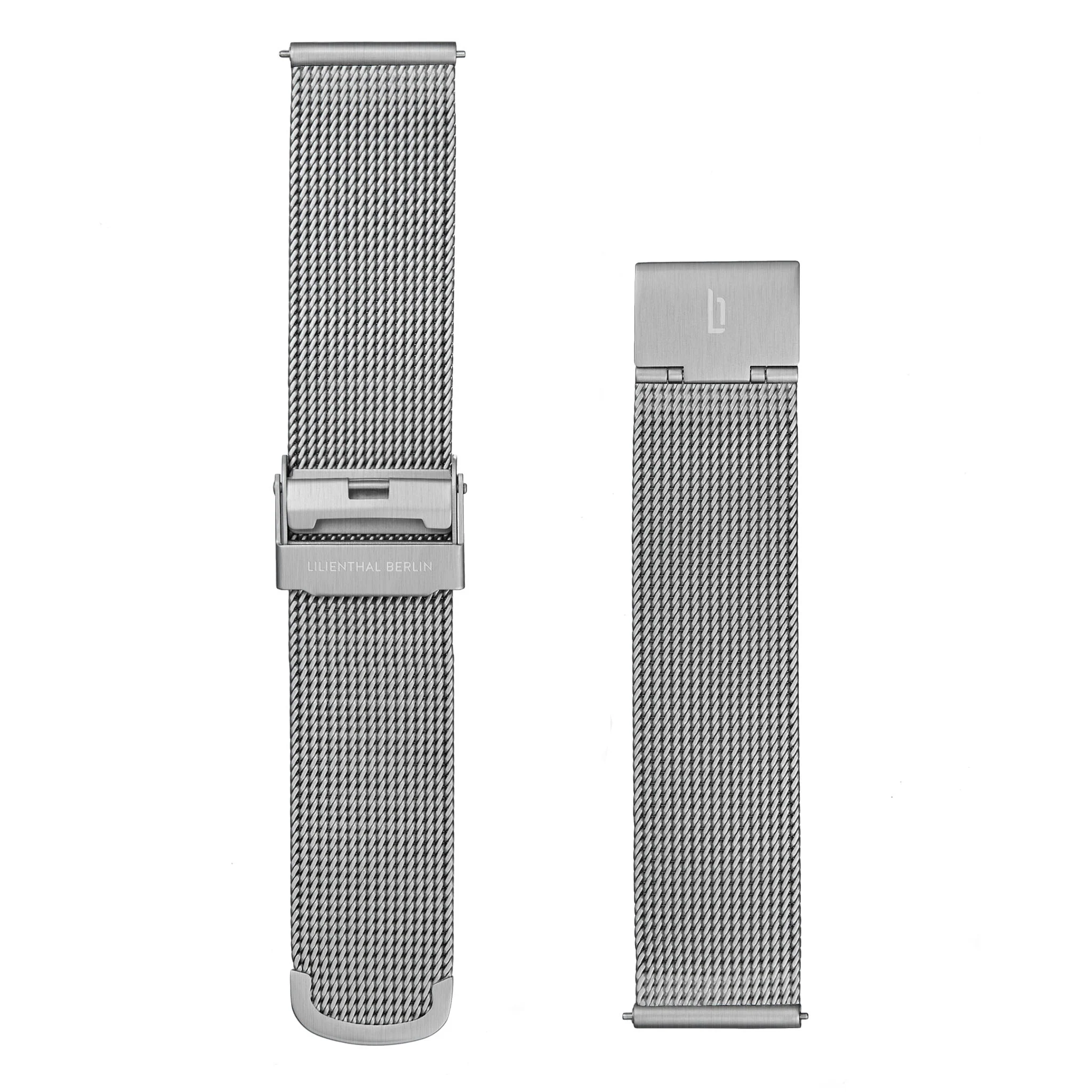 Mesh Strap – Silver Brushed - Image 3