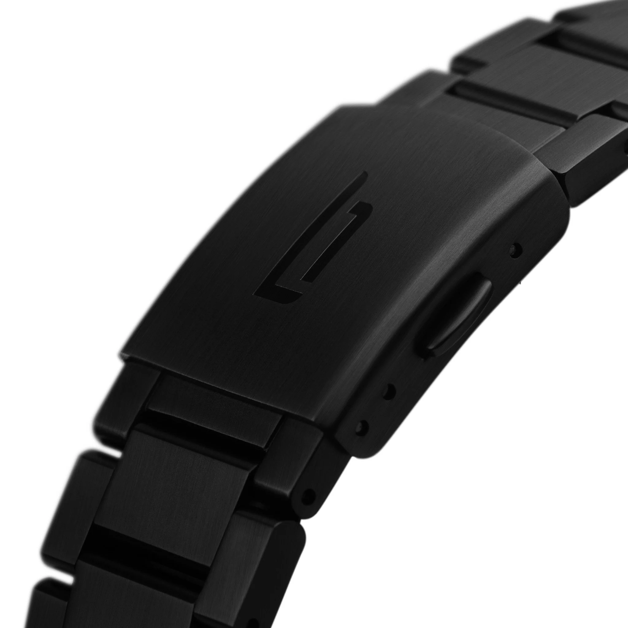 Stainless Steel Strap – Black Brushed - Image 2
