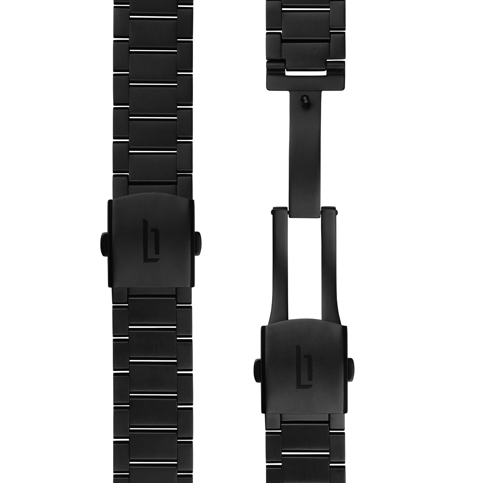 Stainless Steel Strap – Black Matte - Image 3