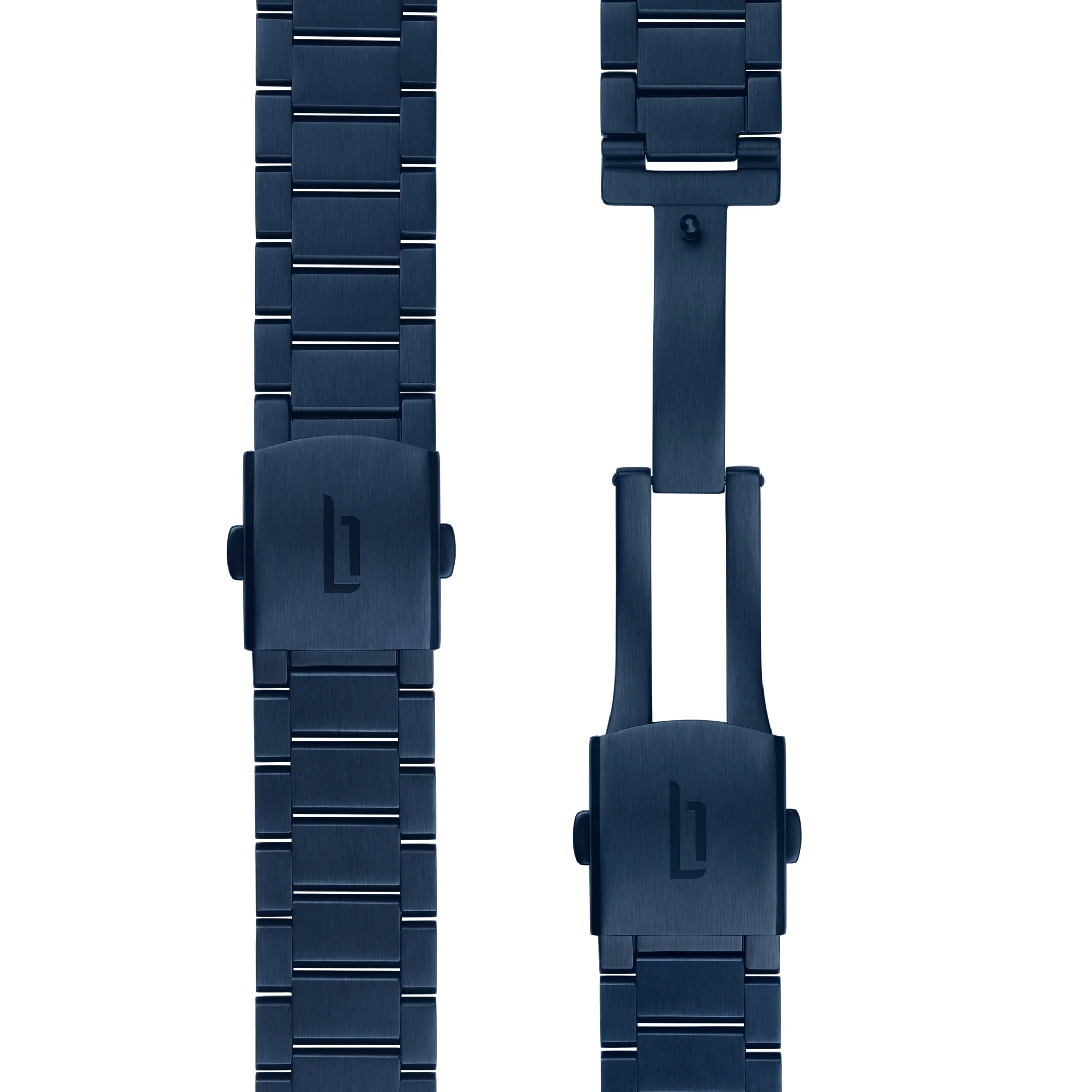 Stainless Steel Strap – Blue Brushed - Image 3