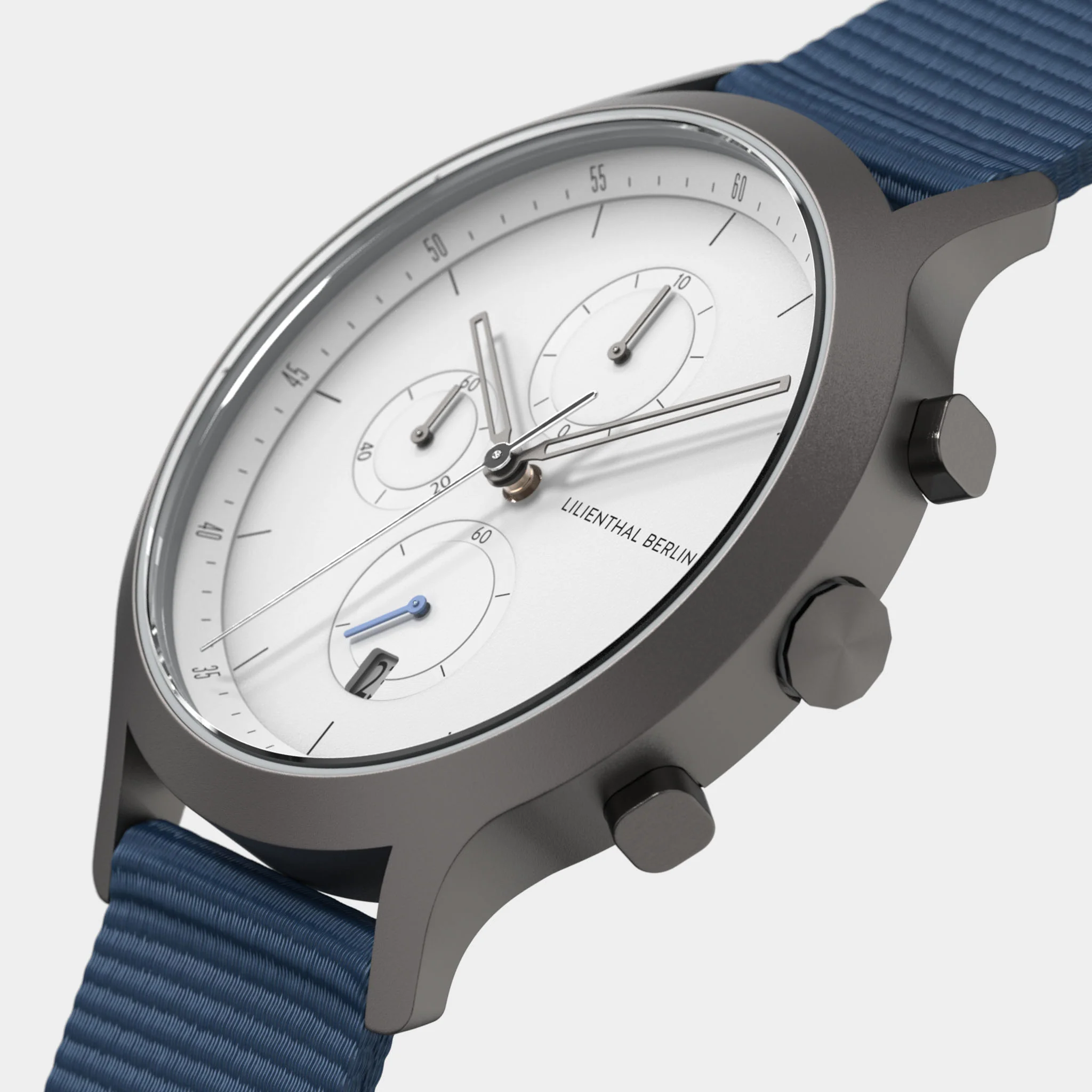 Chronograph – Dark Silver White - Image 2