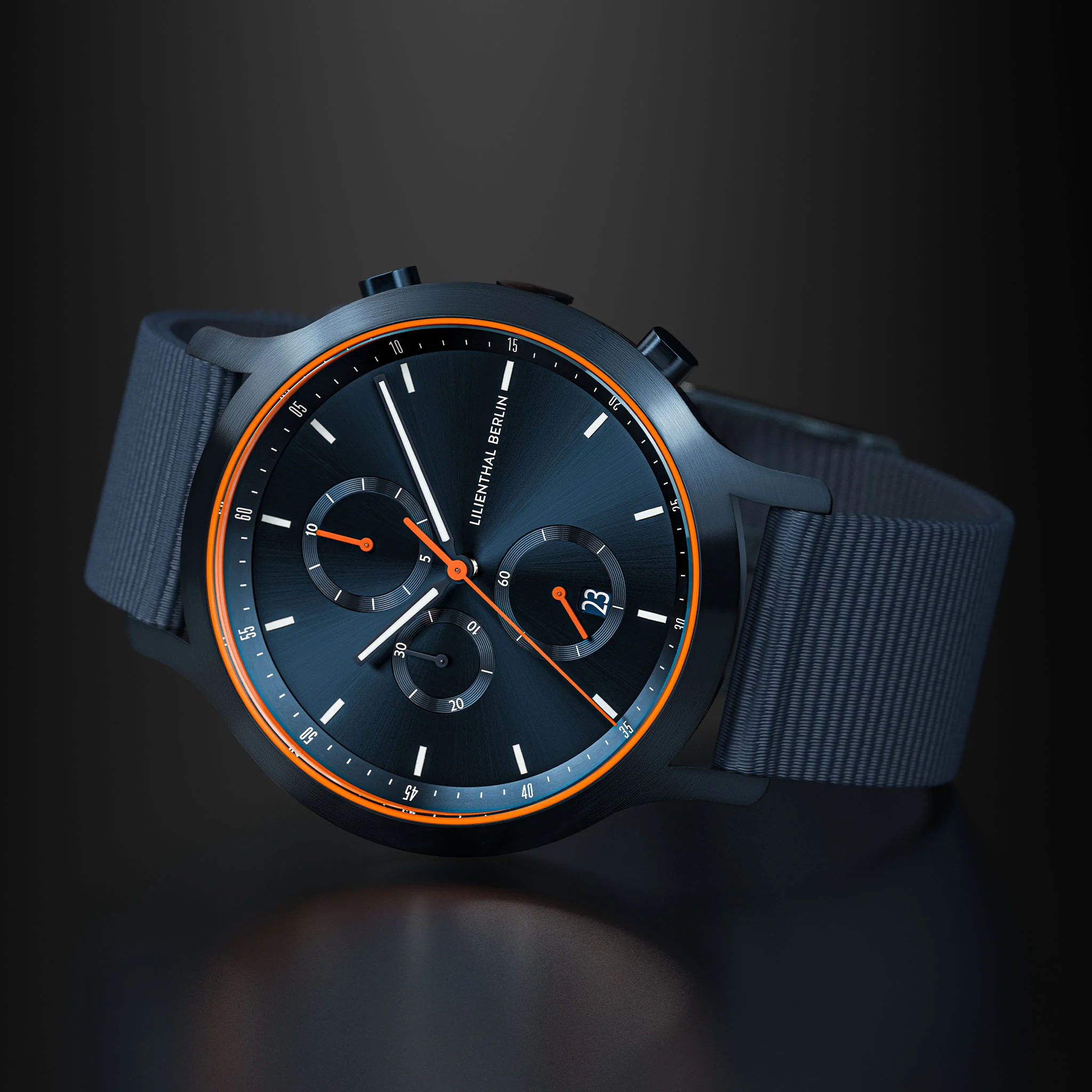Chronograph – Blue Orange - Image 3