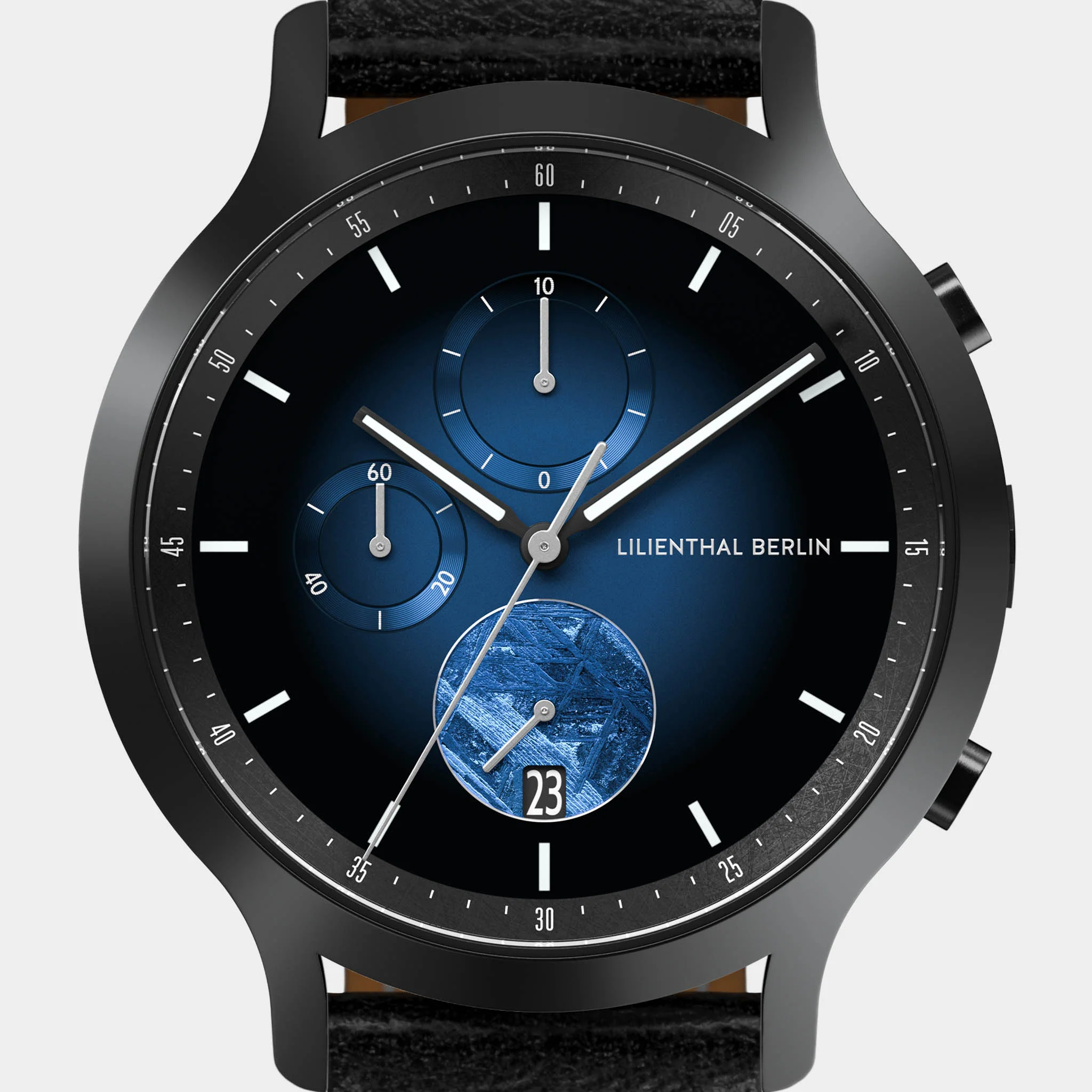 Chronograph Meteorite – Blue Flare - Image 6