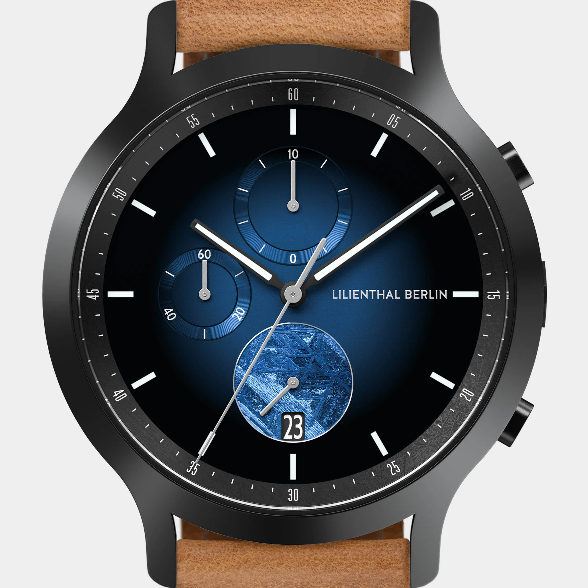Chronograph Meteorite – Blue Flare - Image 6