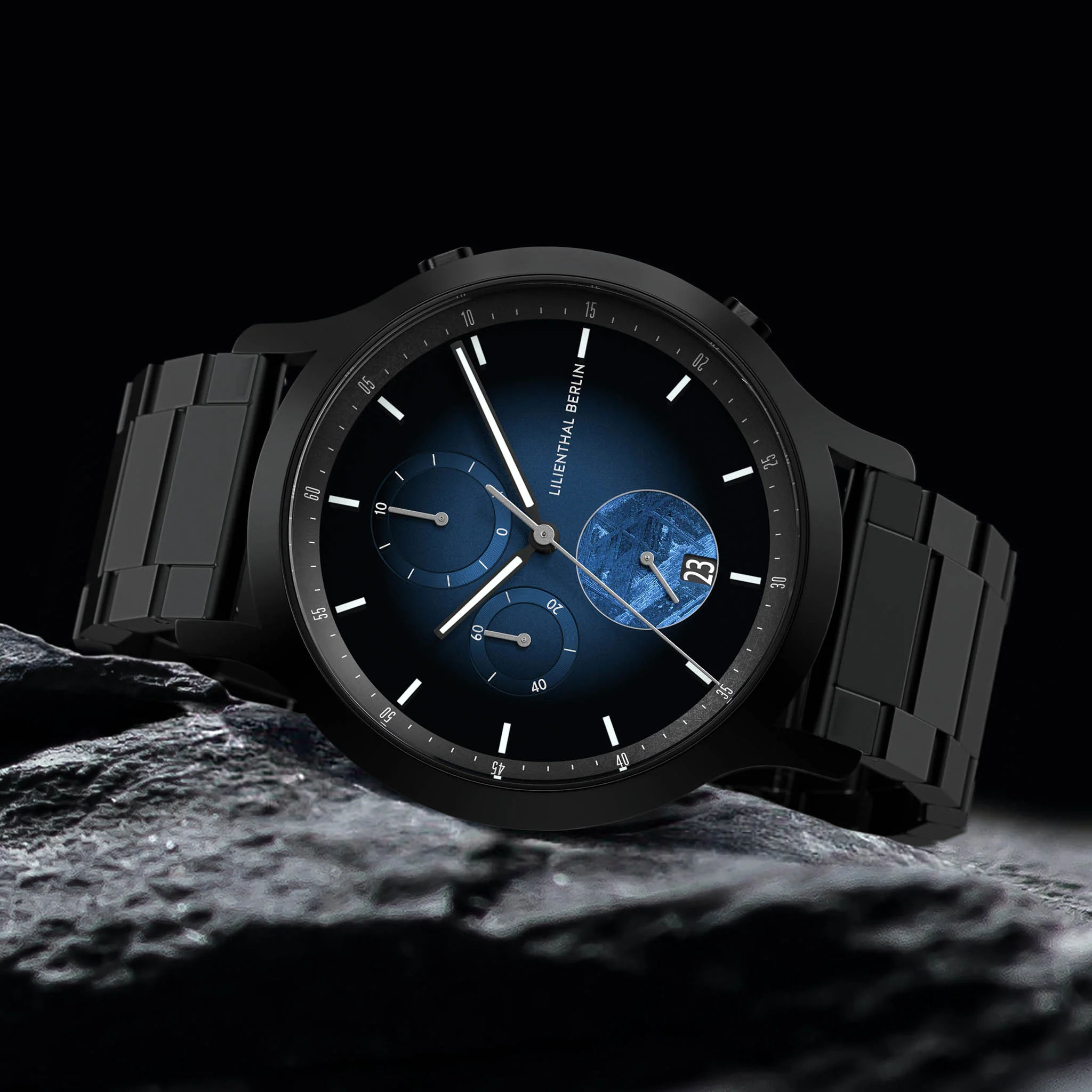Chronograph Meteorite – Blue Flare - Image 3