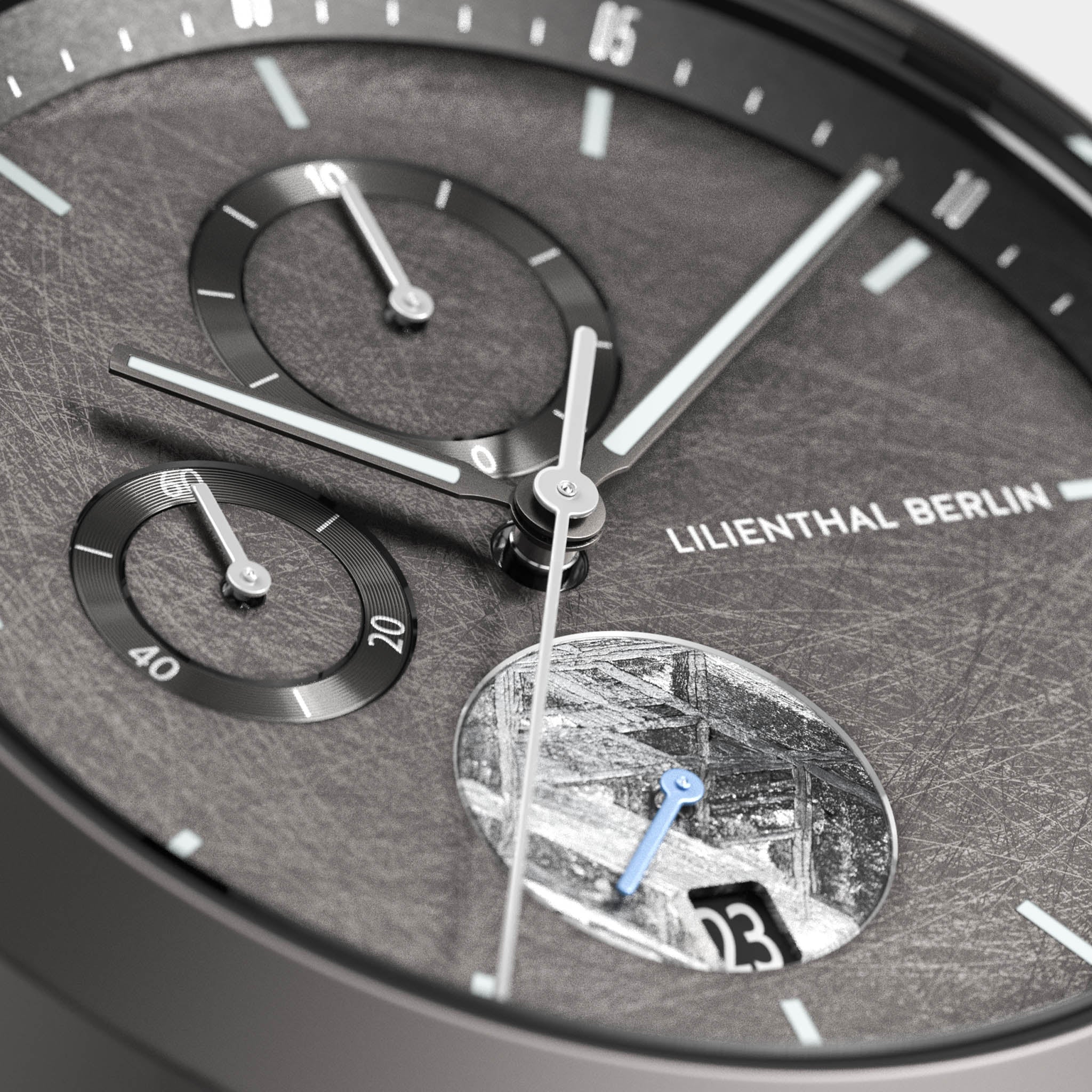 Chronograph Meteorite – Cosmic Gray - Image 4