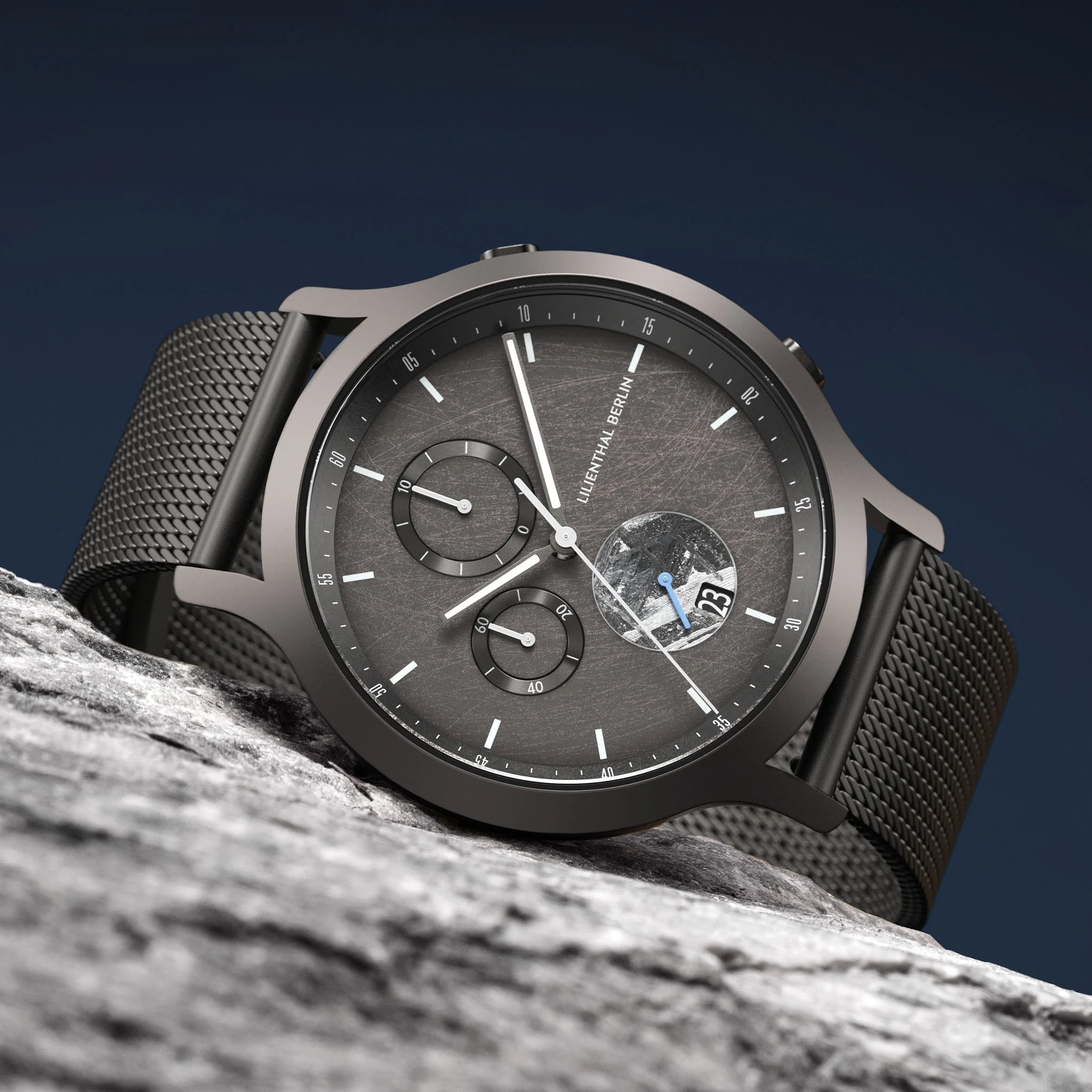 Chronograph Meteorite – Cosmic Gray - Image 3