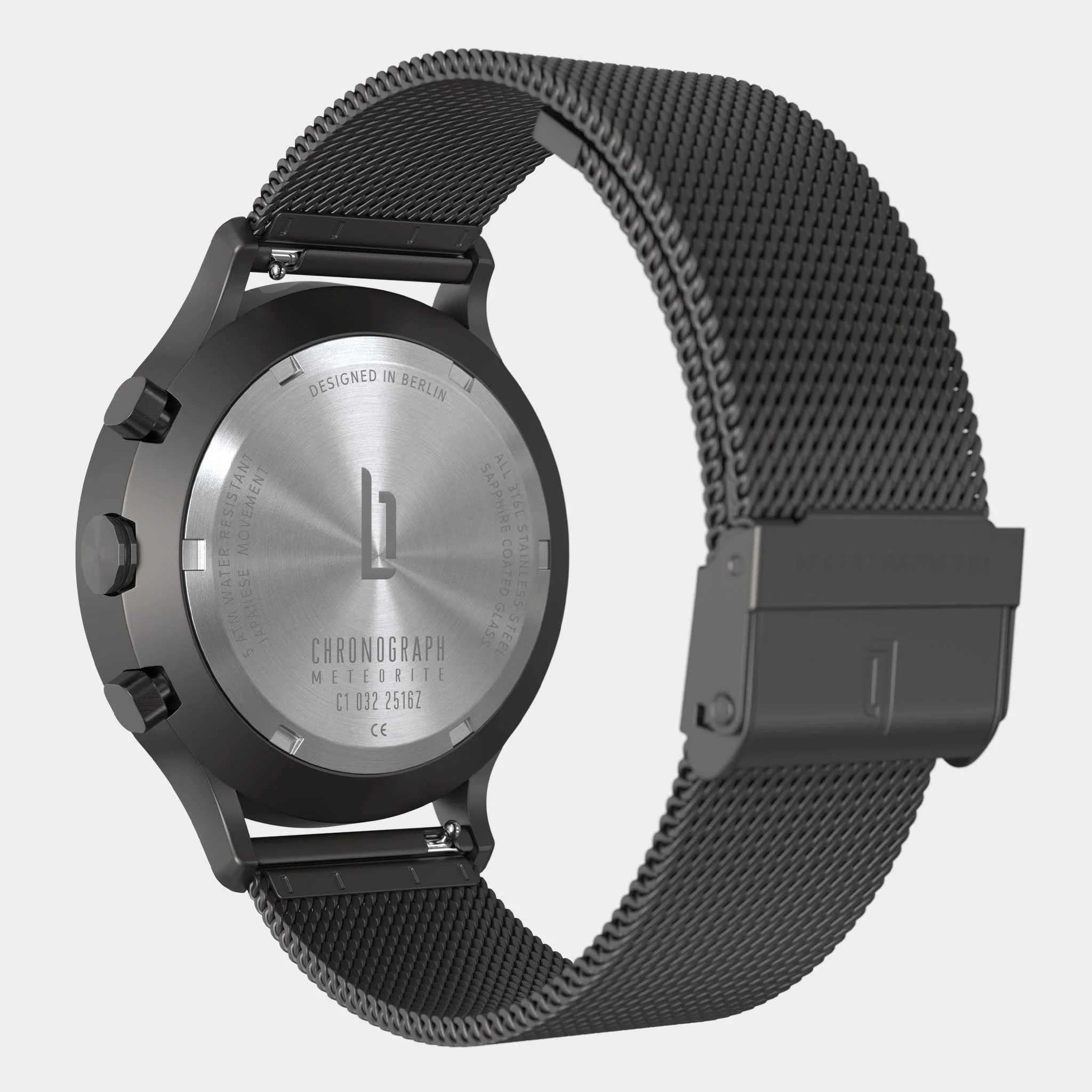 Chronograph Meteorite – Cosmic Gray - Image 8