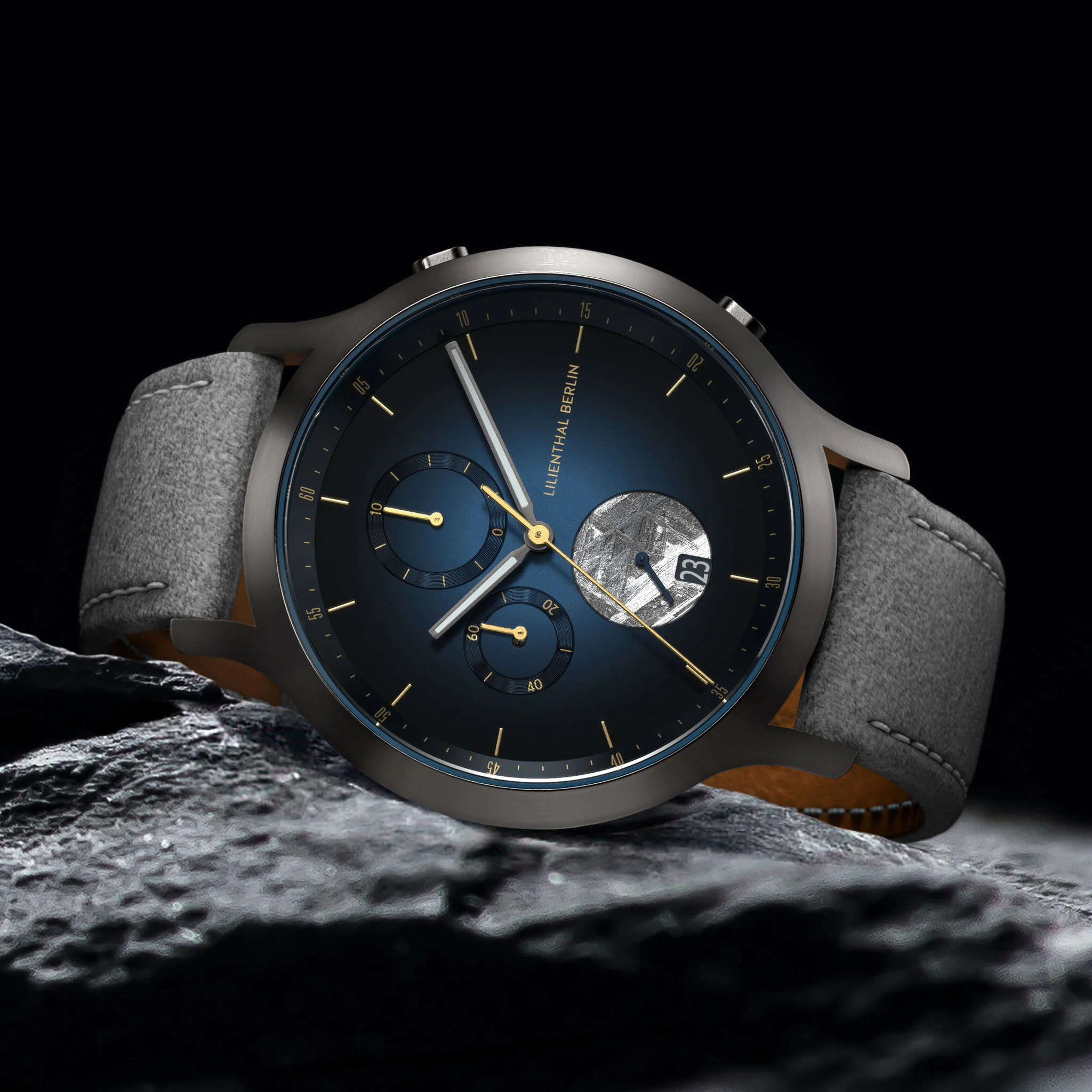 Chronograph Meteorite – Midnight Gold - Image 3