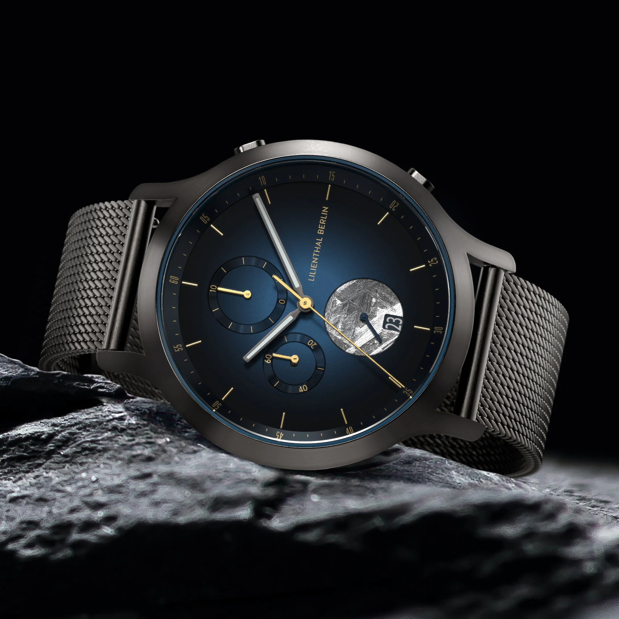 Chronograph Meteorite – Midnight Gold - Image 3