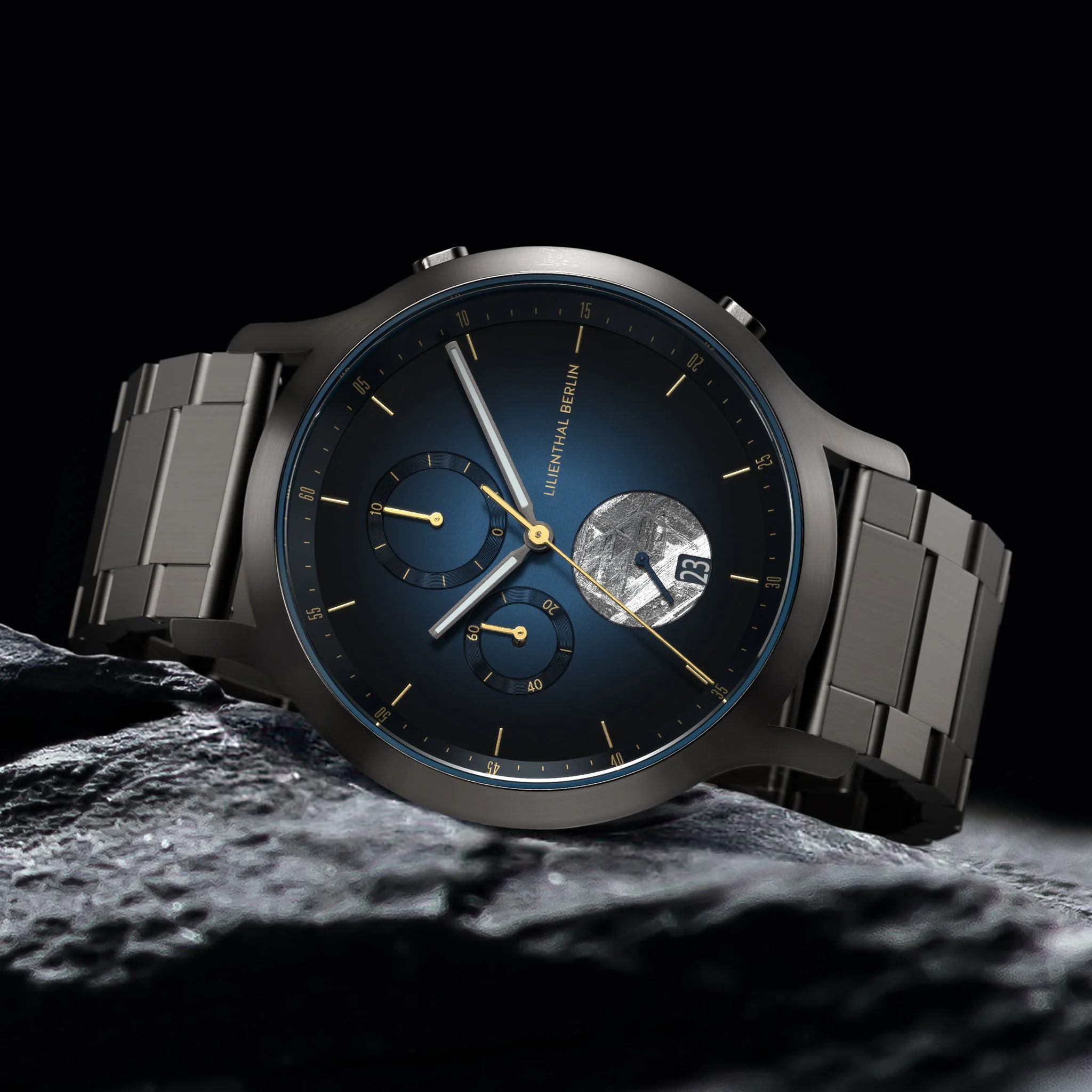 Chronograph Meteorite – Midnight Gold - Image 3