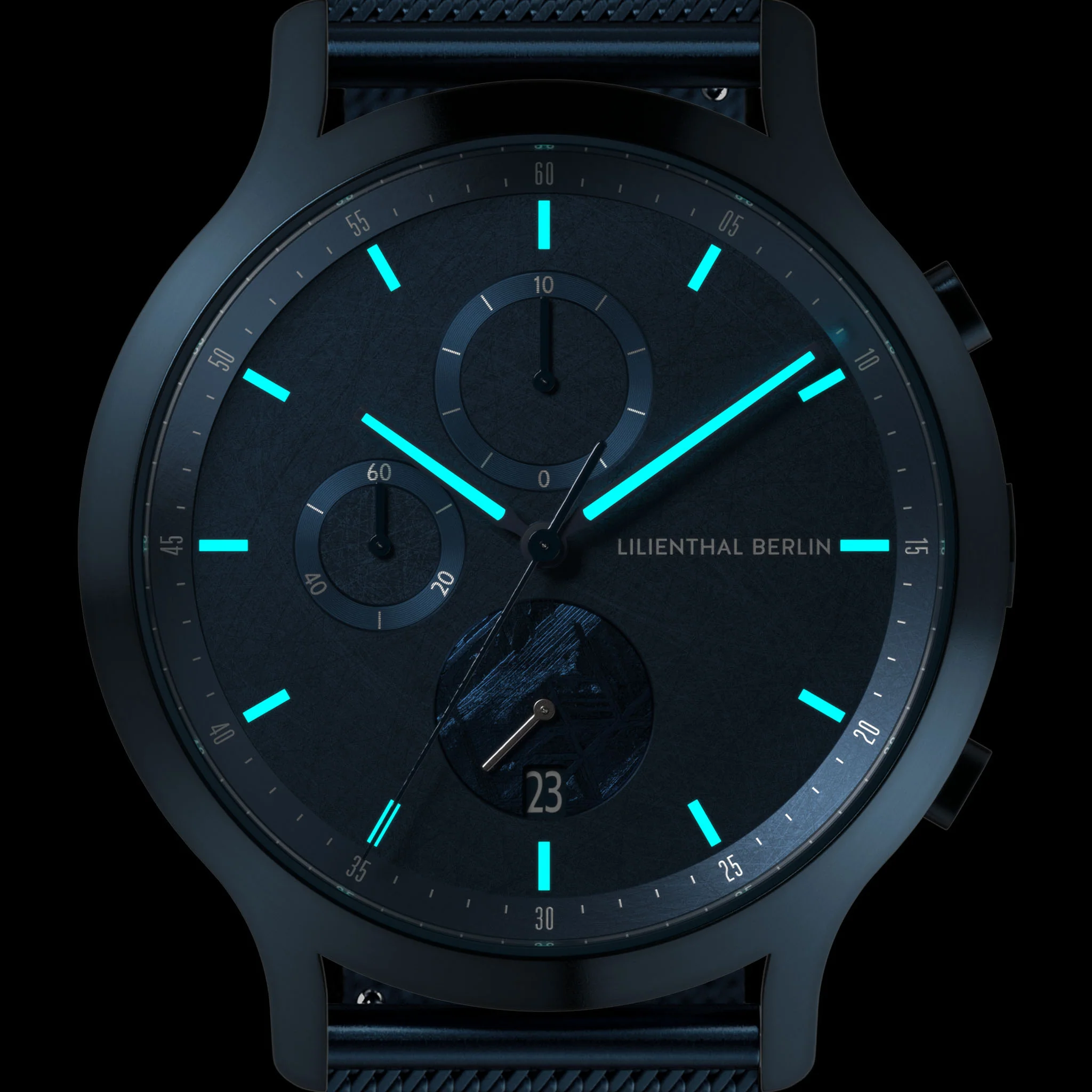Chronograph Meteorite – Stellar Blue - Image 7
