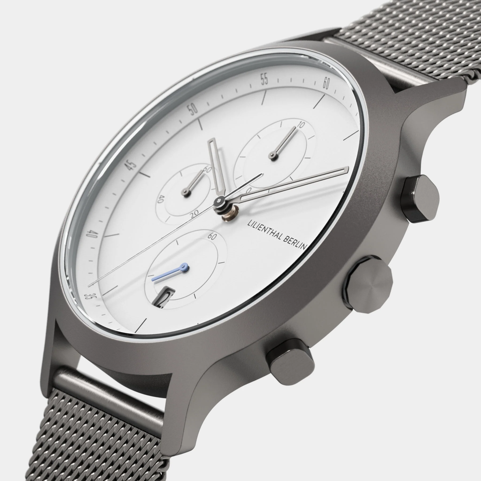 Chronograph – Dark Silver White - Image 2