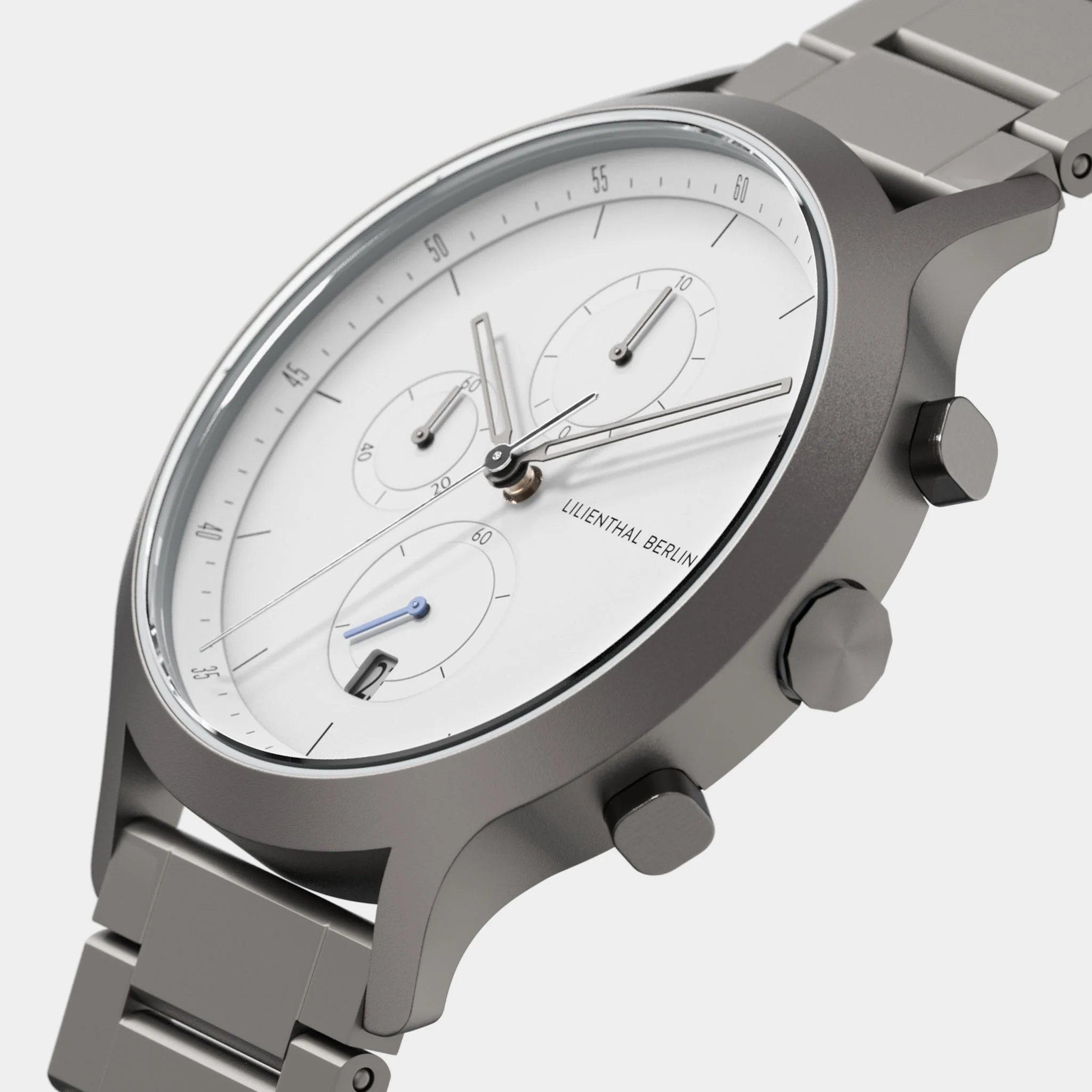 Chronograph – Dark Silver White - Image 2