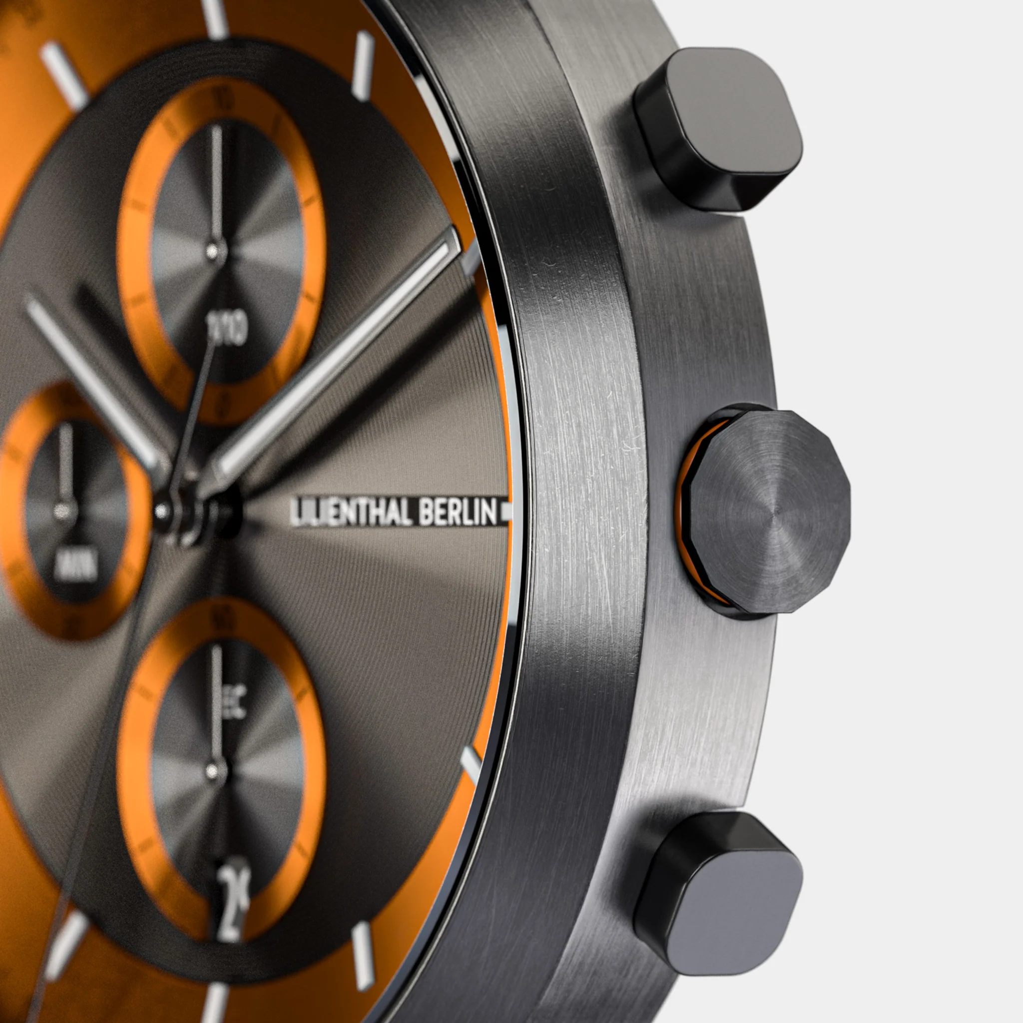 Chronograph LP – Dark Silver Orange - Image 5