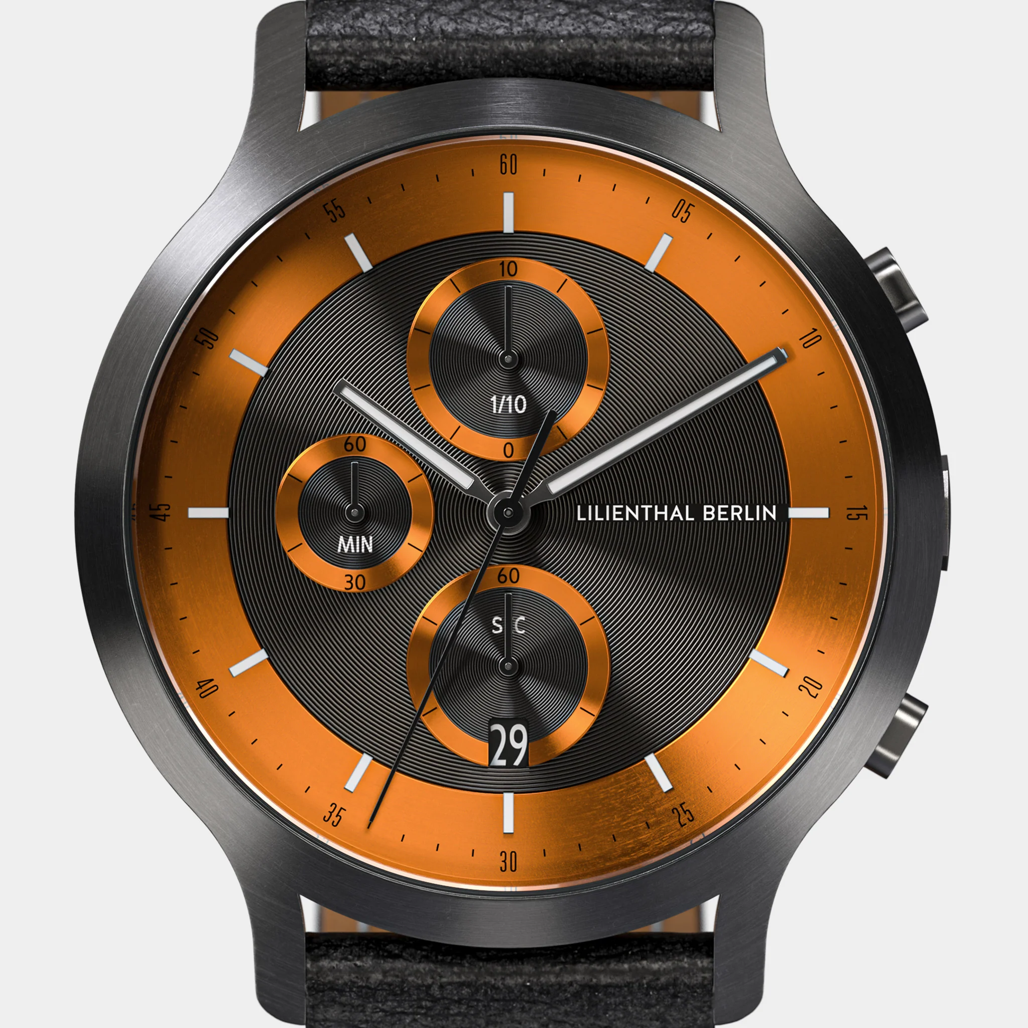 Chronograph LP – Dark Silver Orange - Image 6