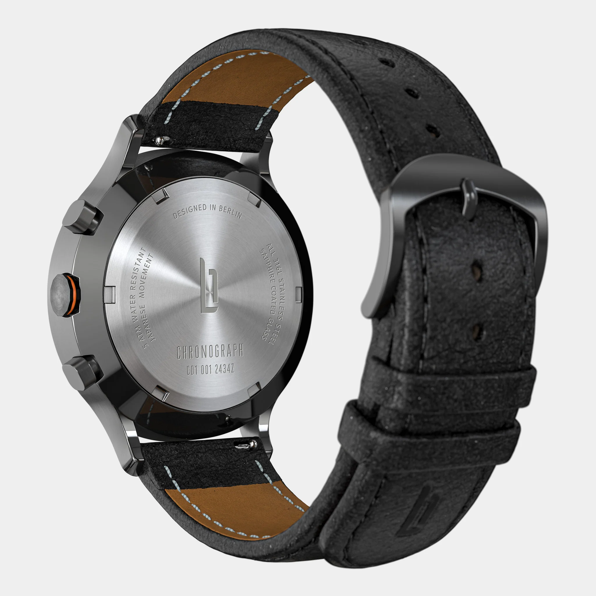 Chronograph LP – Dark Silver Orange - Image 8