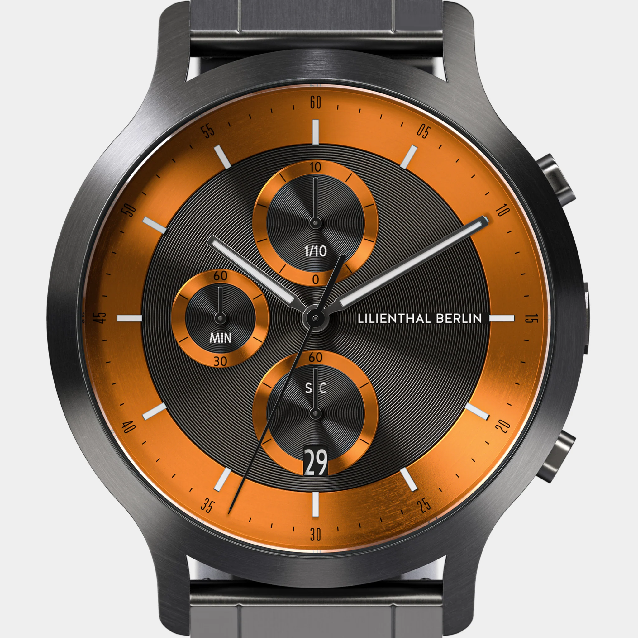 Chronograph LP – Dark Silver Orange - Image 6