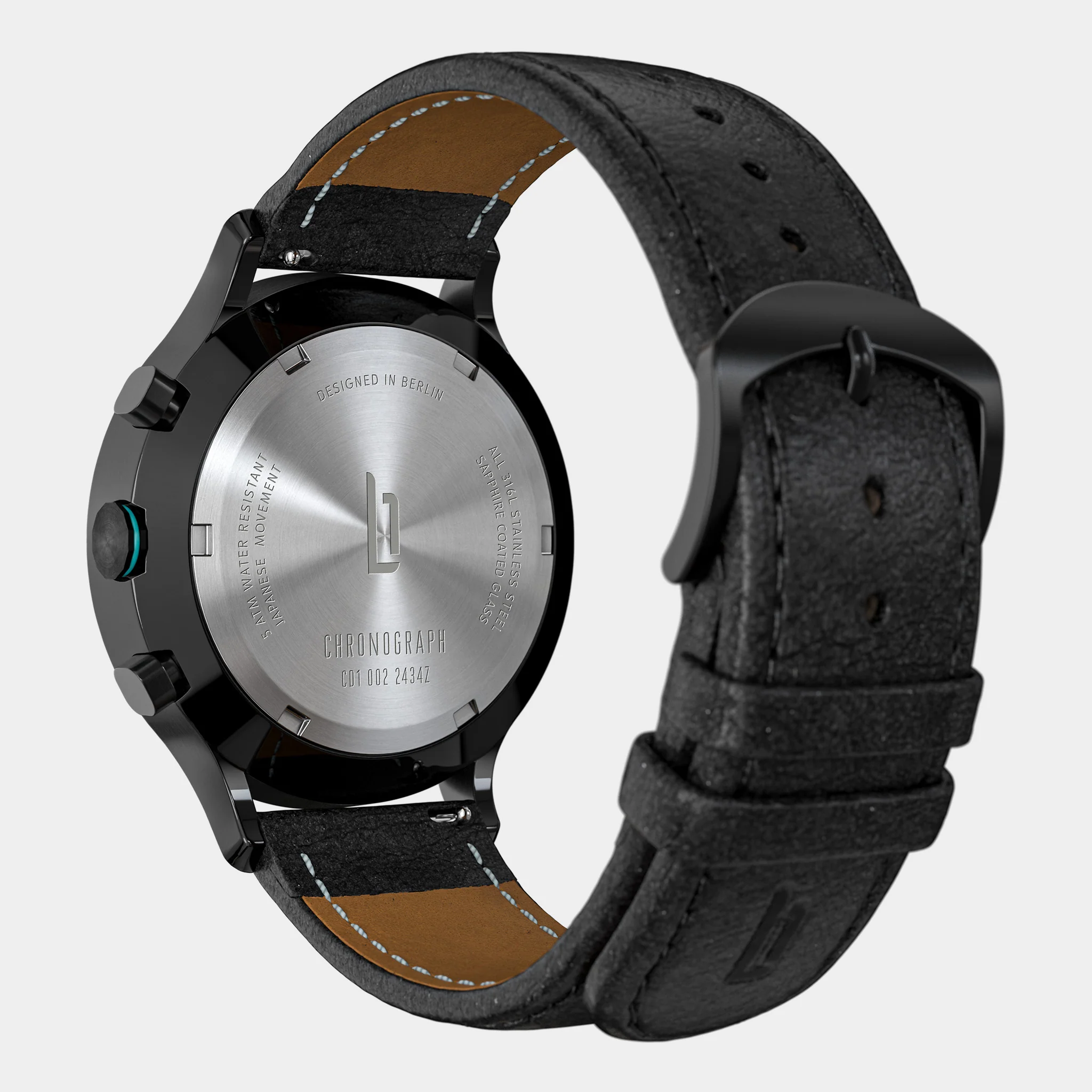 Chronograph LP – Black Cyan - Image 8