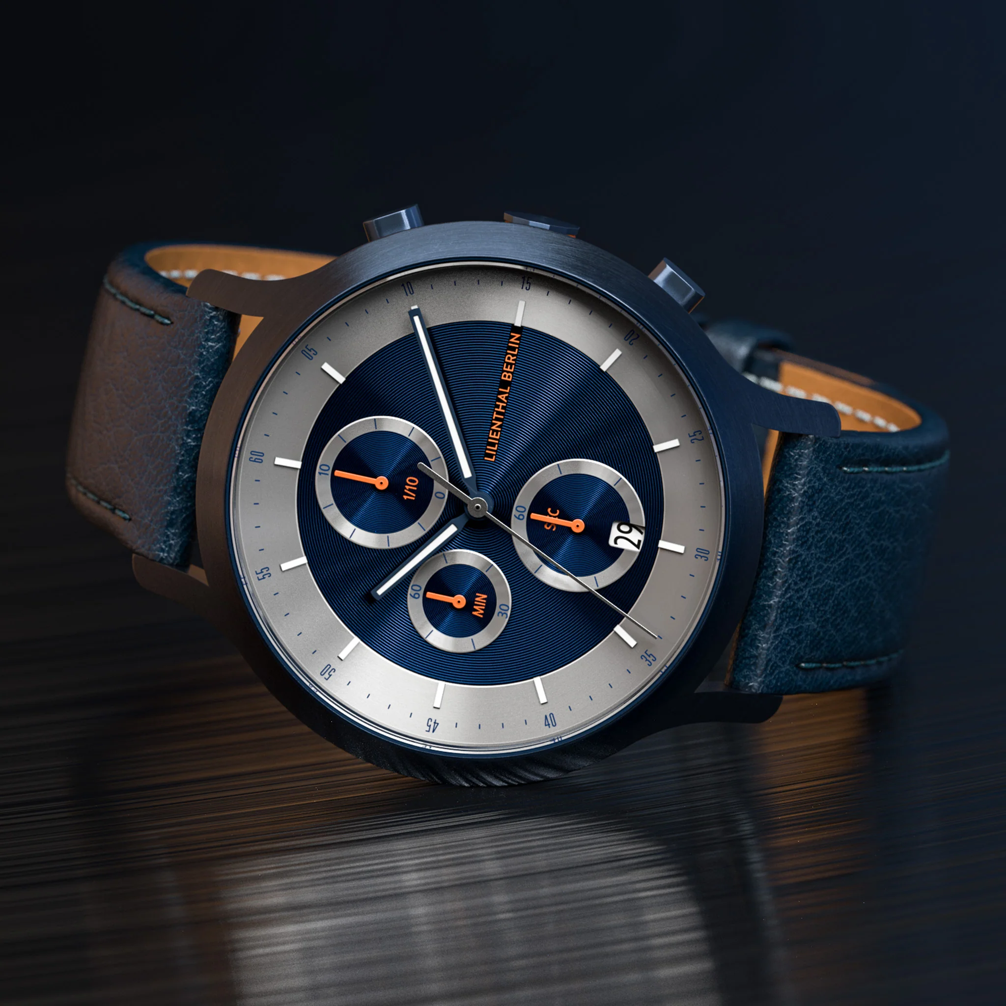 Chronograph LP – Blue Silver - Image 3