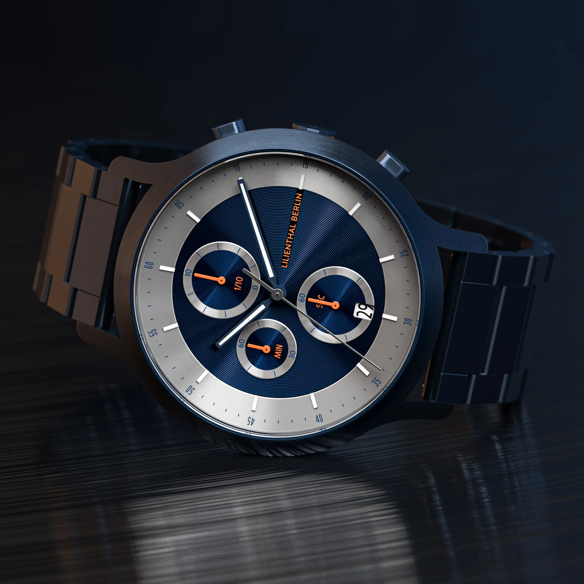 Chronograph LP – Blue Silver - Image 3