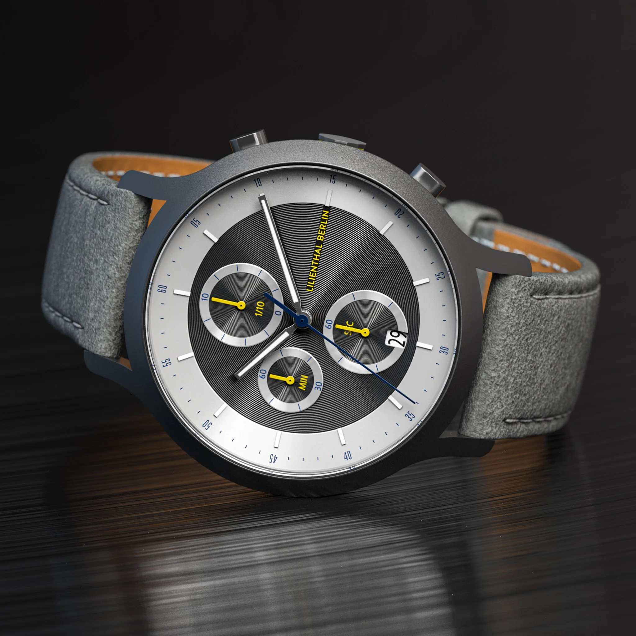 Chronograph LP – Dark Silver White - Image 3