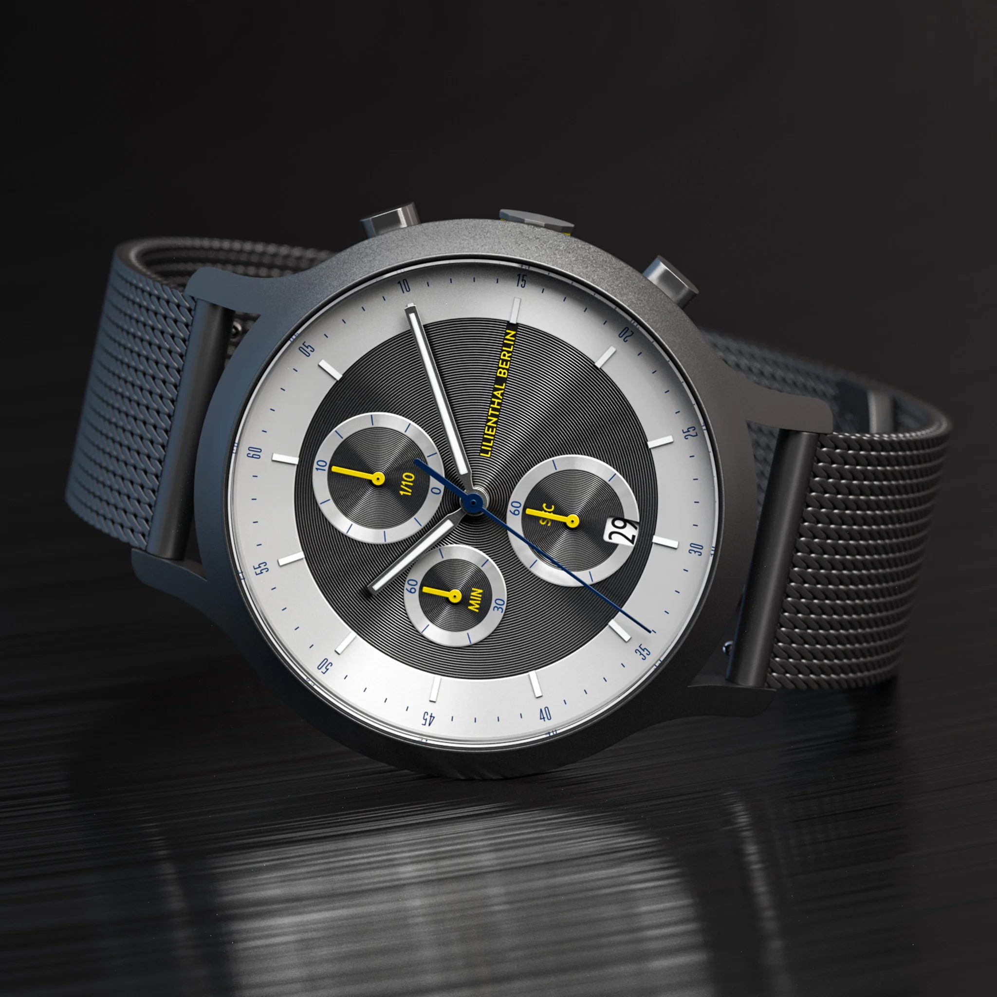 Chronograph LP – Dark Silver White - Image 3
