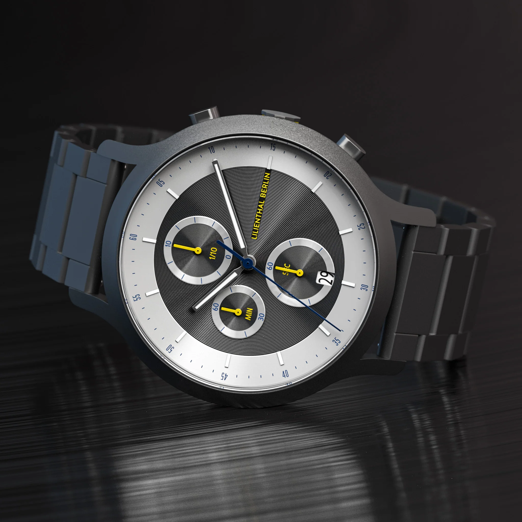 Chronograph LP – Dark Silver White - Image 3