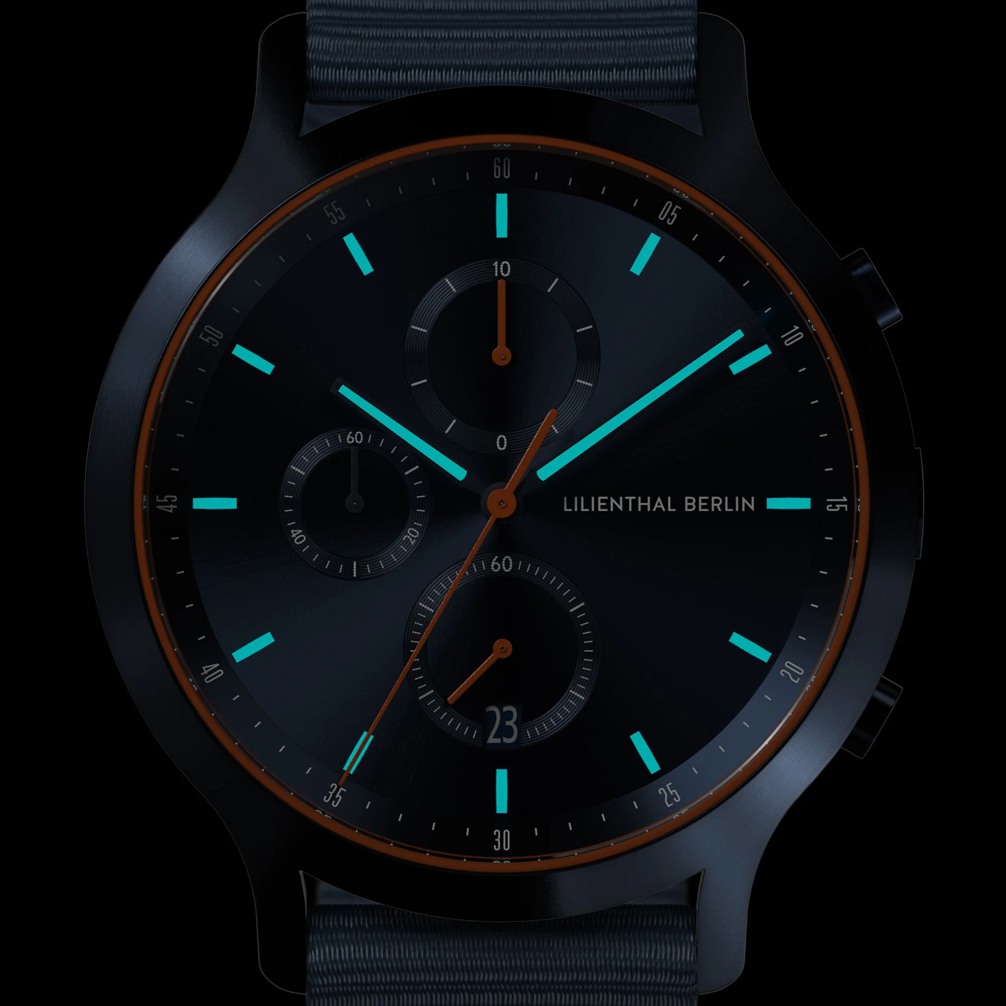 Chronograph – Blue Orange - Image 5