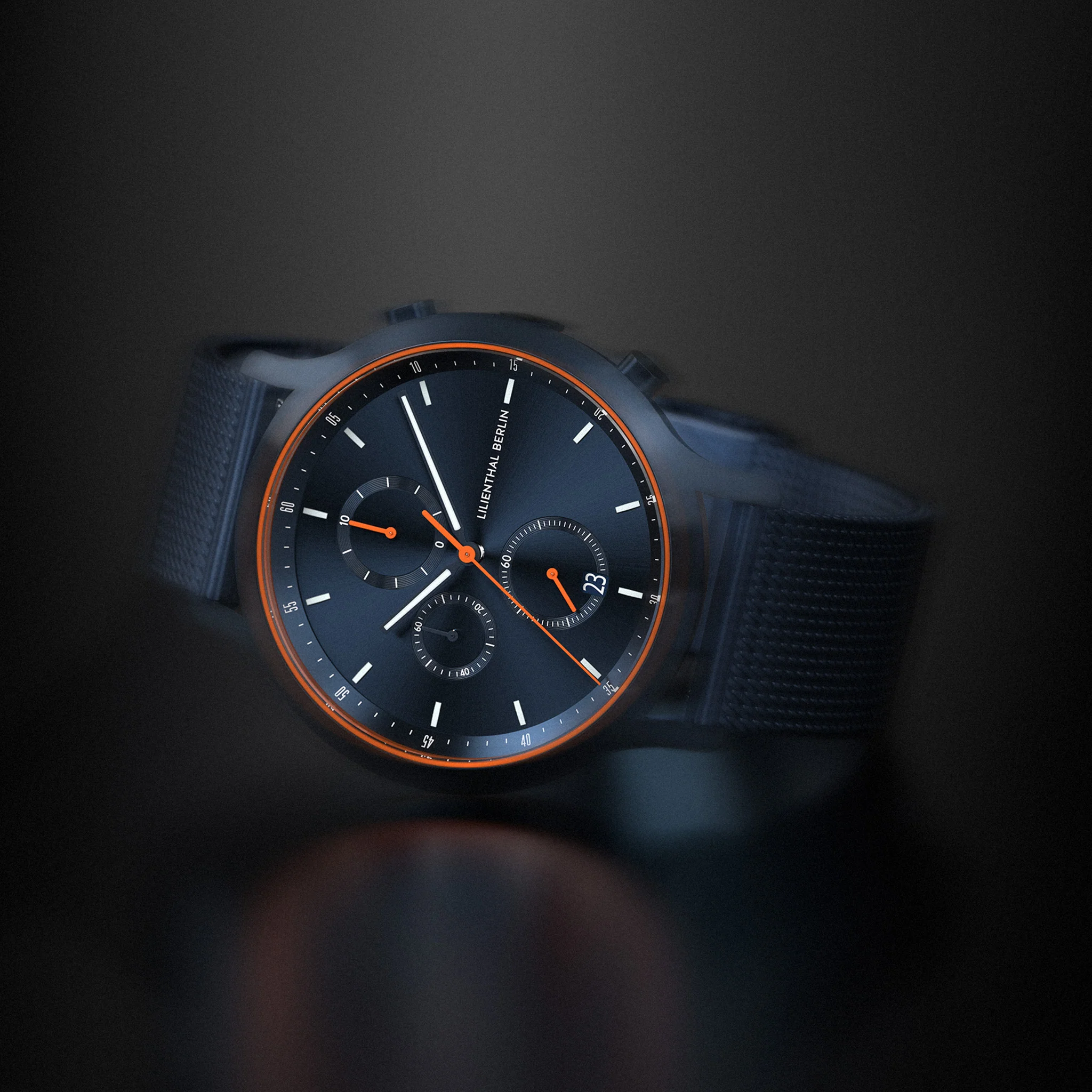 Chronograph – Blue Orange - Image 3