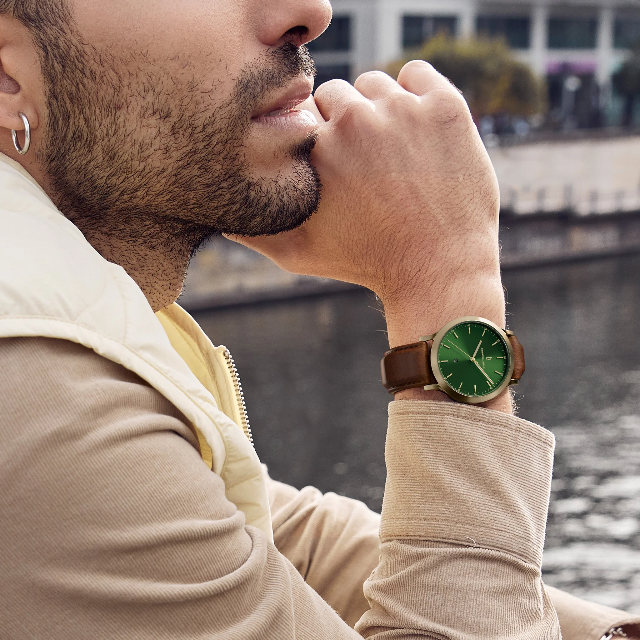 Huxley – Beige Gold Green - Image 8