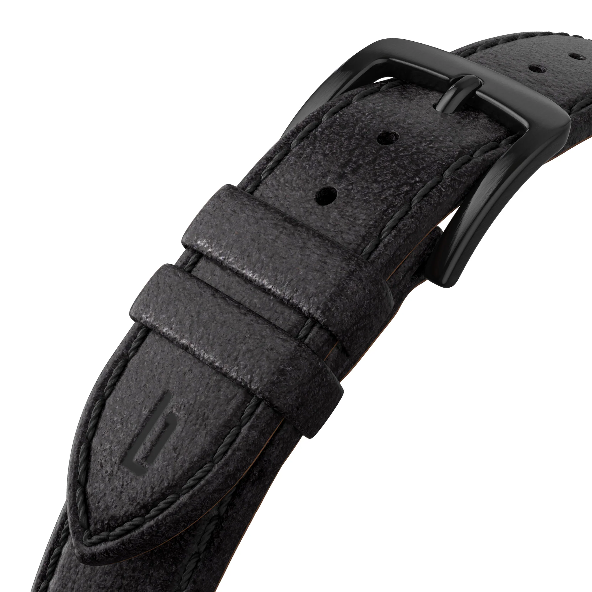 Leather Strap – Black - Image 2