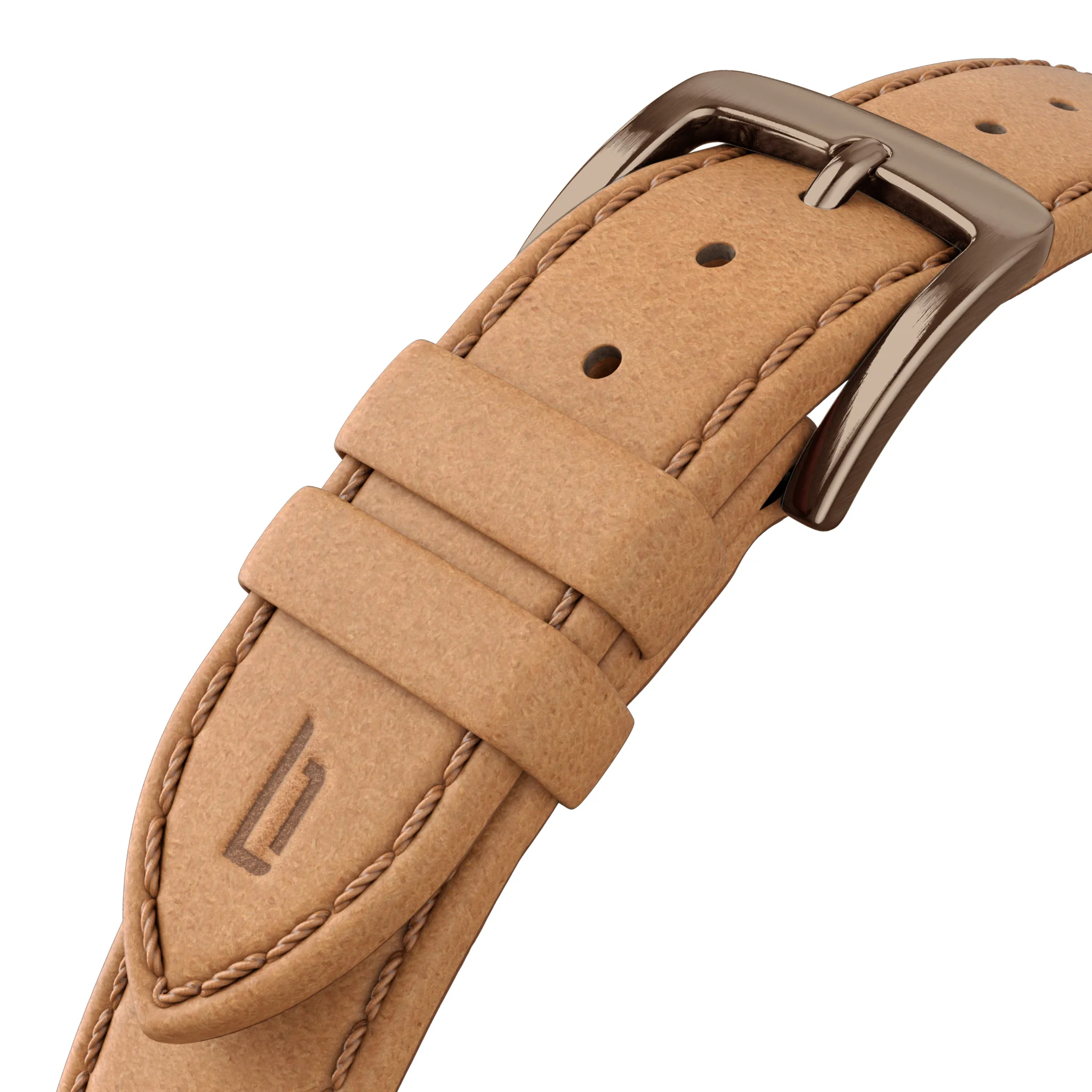 Leather Strap – Light Brown - Image 2