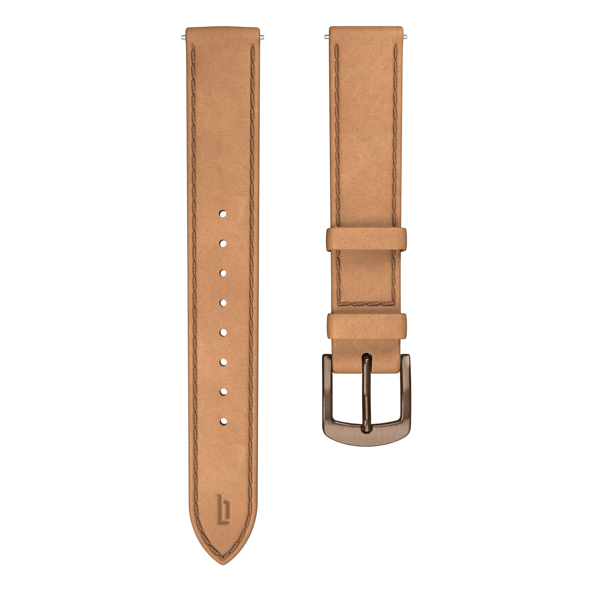 Leather Strap – Light Brown - Image 3