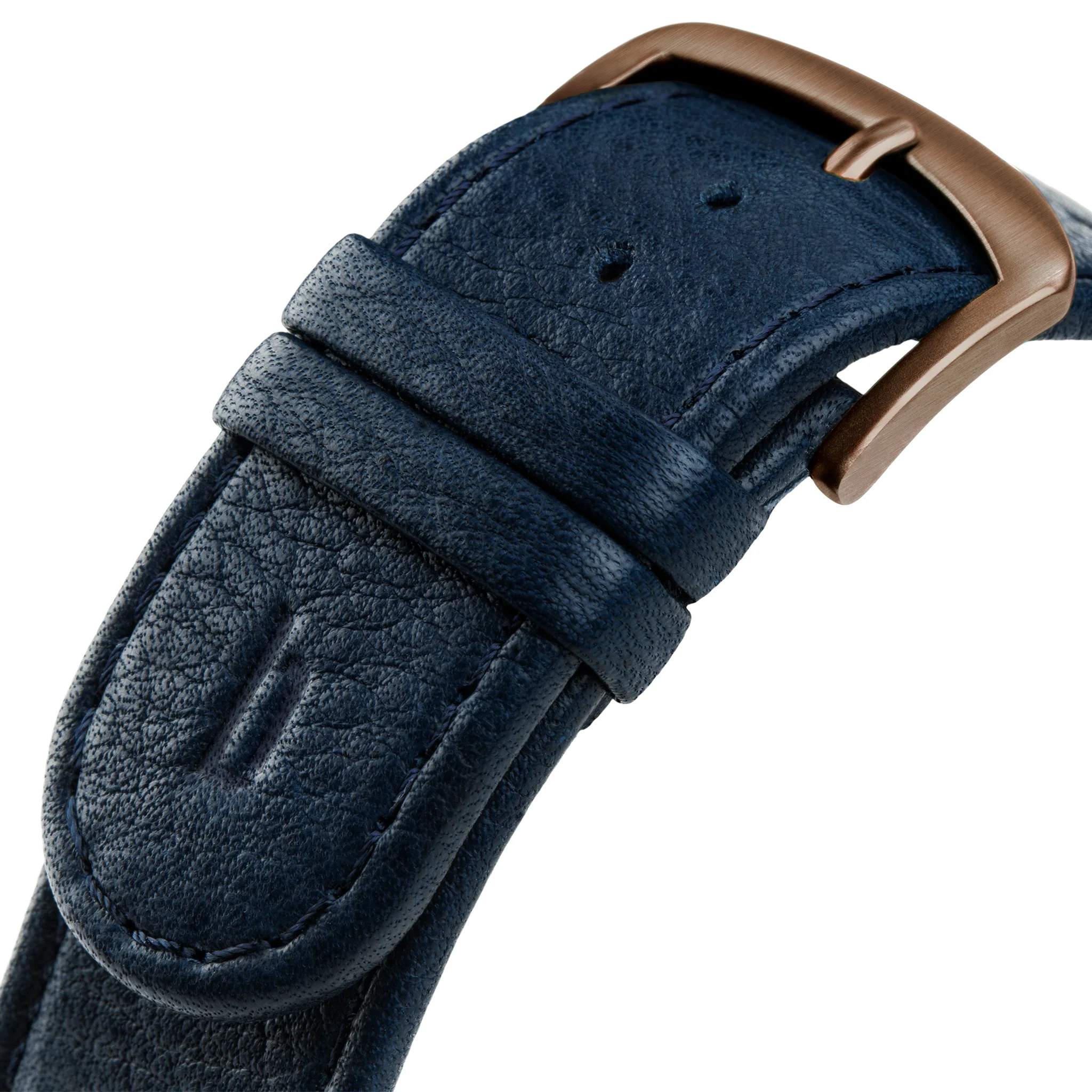 Leather Strap – Dark Blue - Image 2
