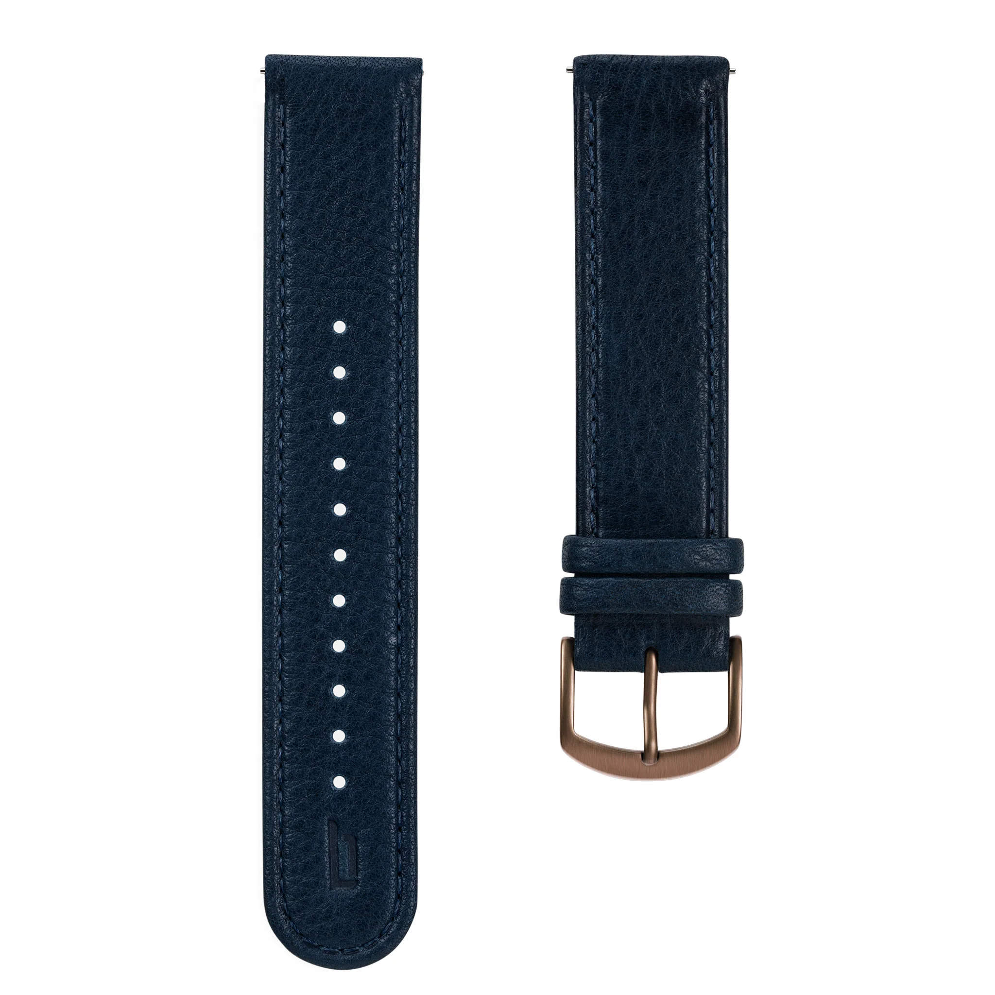 Leather Strap – Dark Blue - Image 3