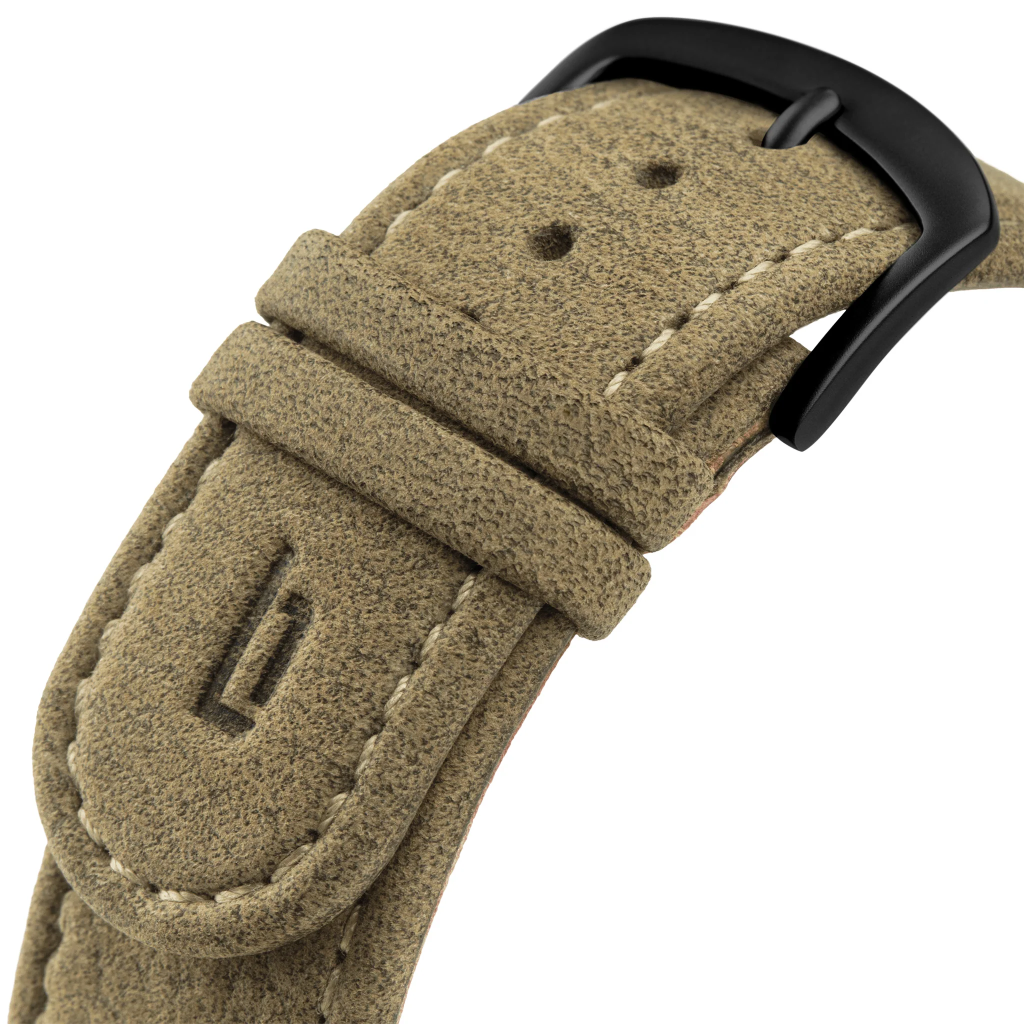 Leather Strap – Khaki - Image 2