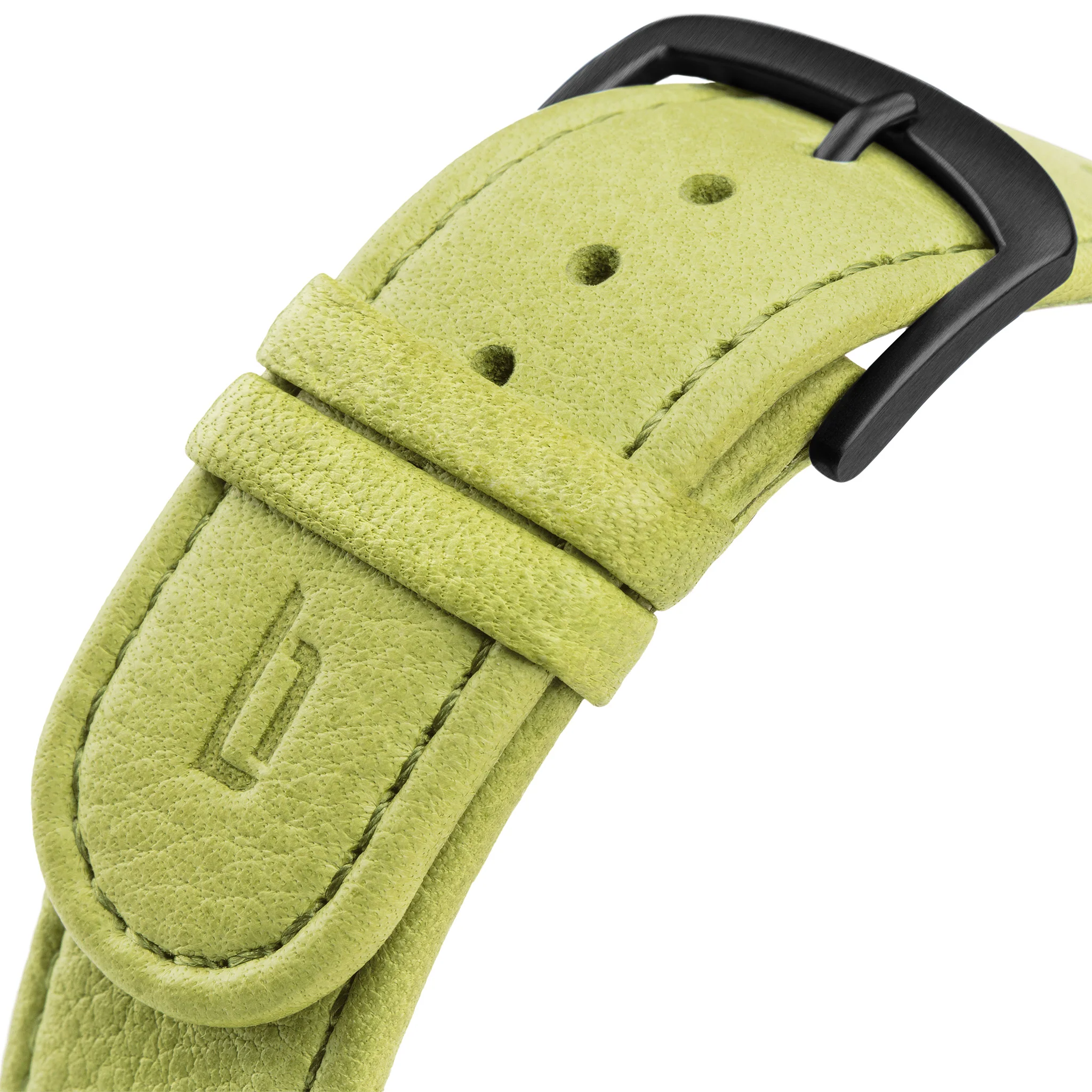 Leather Strap – Light Green - Image 2