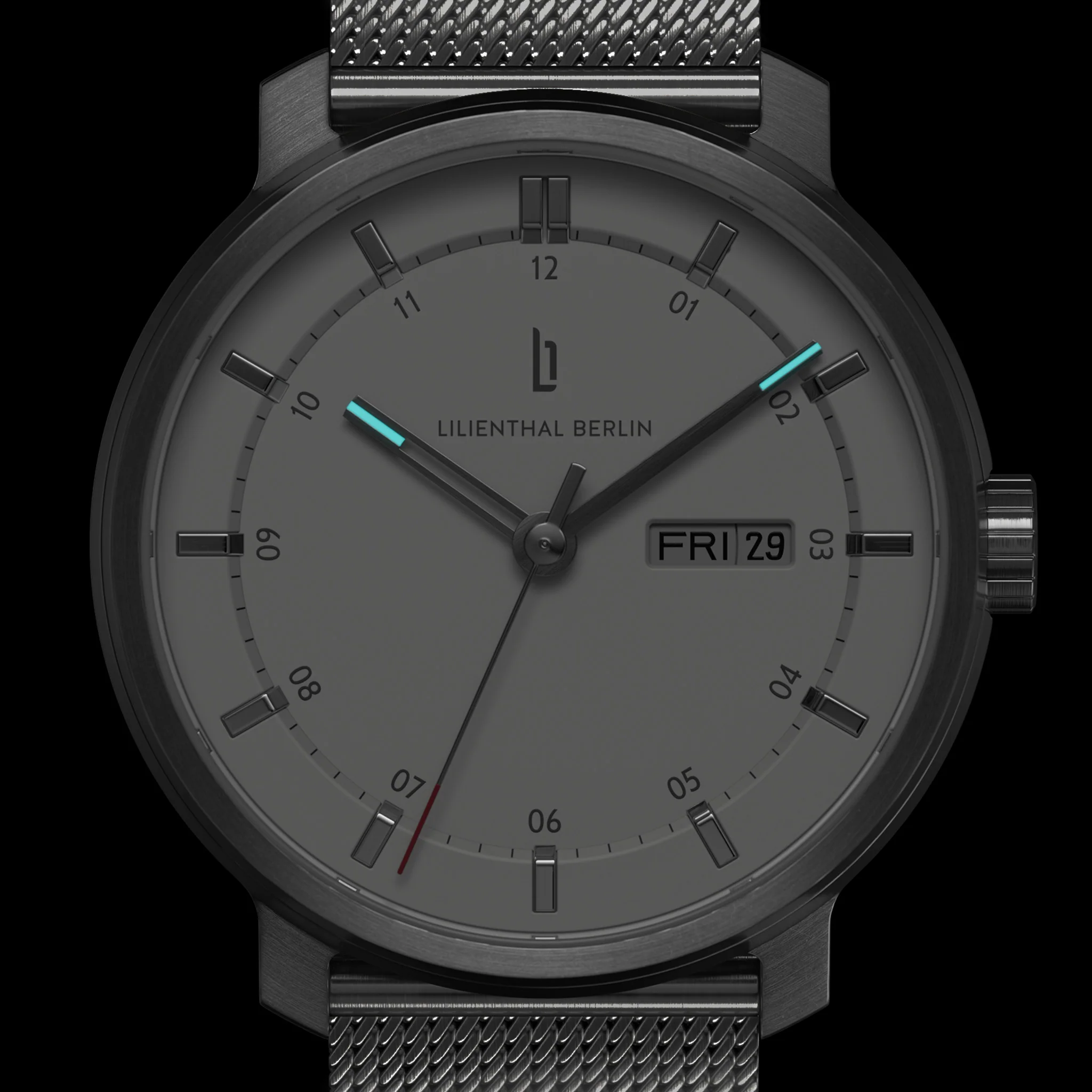 Neolux Day Date – Silver White - Image 7